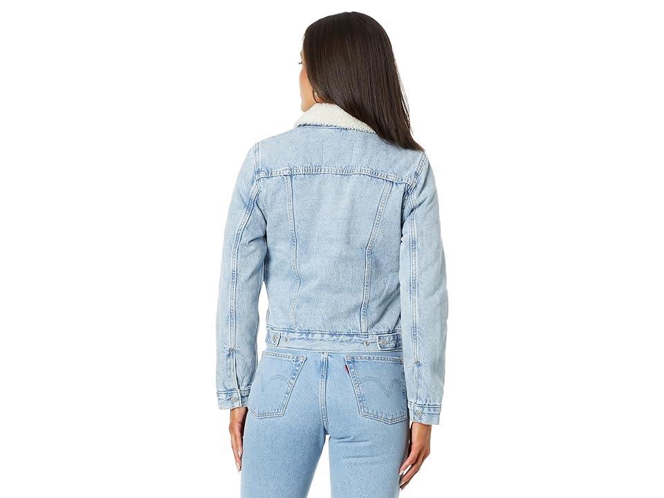 Levi's(r) Womens Original Sherpa Trucker Jacket Black) Women's Coat Product Image