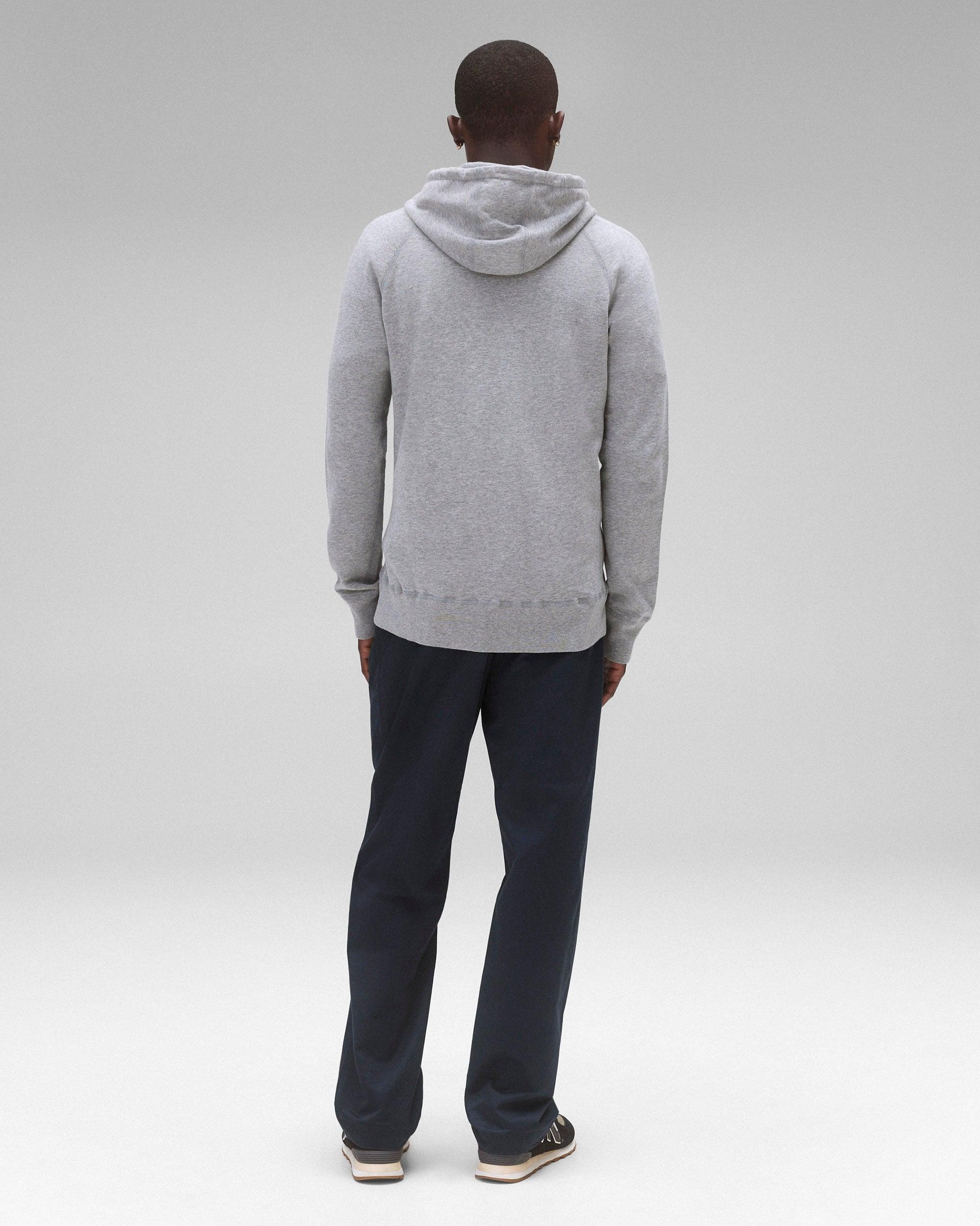 Lightweight Terry Slim Zip Hoodie Male Product Image