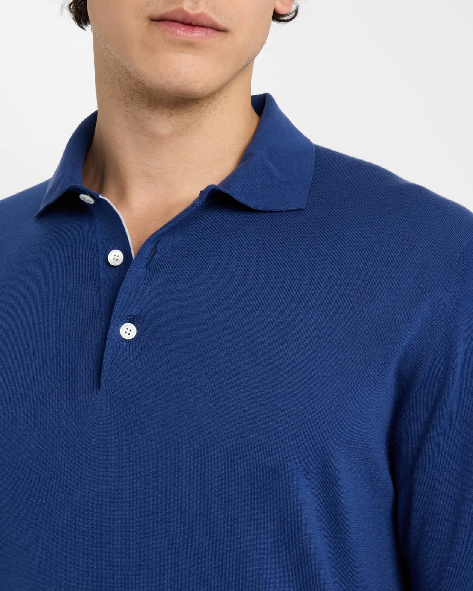Men's Mariner Sea Island Cotton Polo Sweater Product Image
