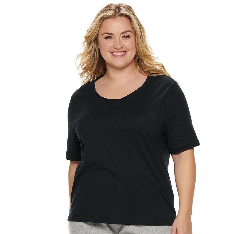 Women's Jockey® Everyday Essentials Pajama Tee, Size: Medium, Grey Gray Product Image