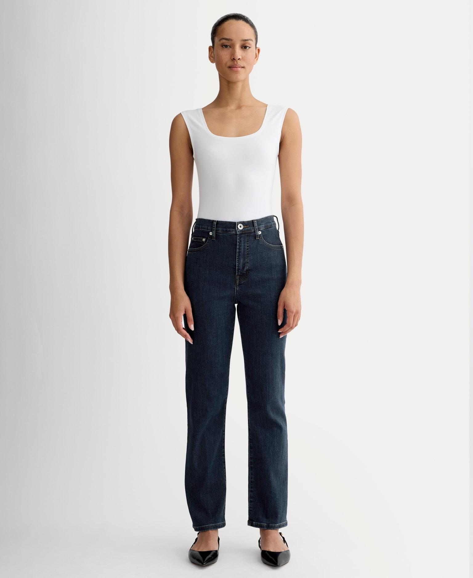 The High-Key Stovepipe Jean Product Image