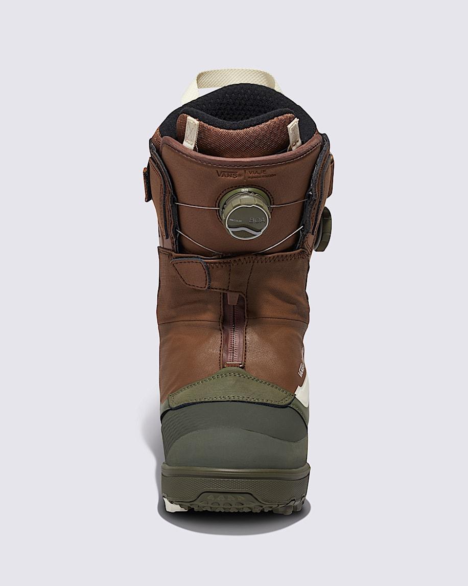 Womens Viaje Range Edition X Hana Beaman Snowboard Boot in Brown / Grape Leaf Green| Vans US Product Image