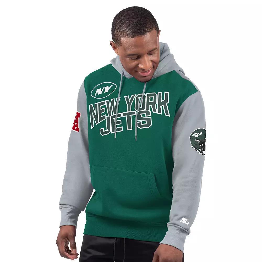 Men's Starter Green New York Jets Extreme Pullover Hoodie, Size: XL Product Image