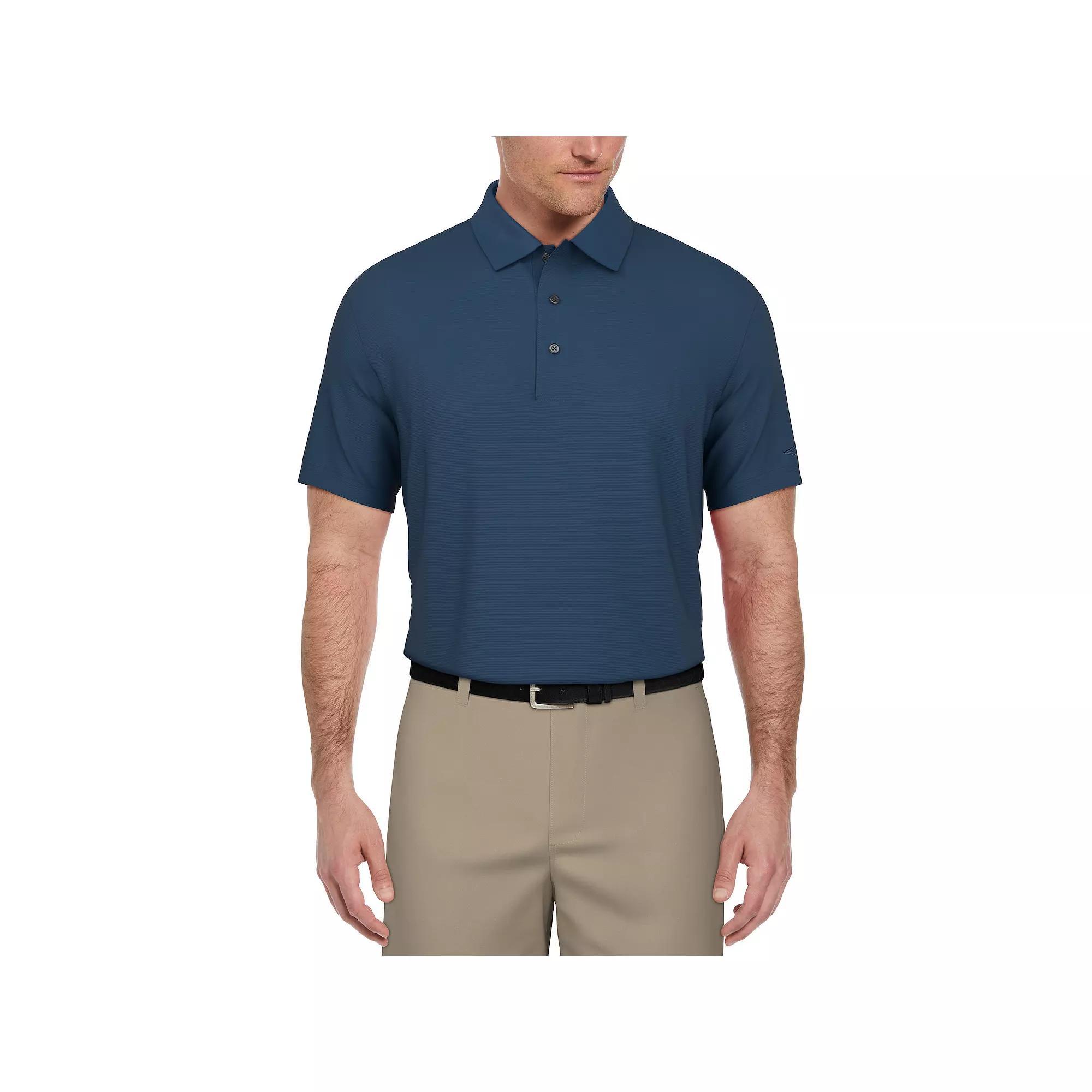 Men's Grand Slam Classic-Fit Solid Golf Polo, Size: Large, Deep Green Product Image