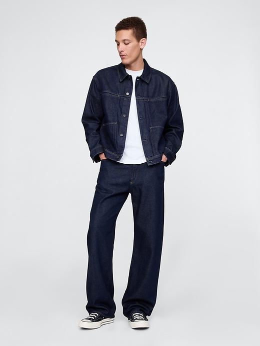UltraSoft Boxy Icon Denim Jacket Product Image