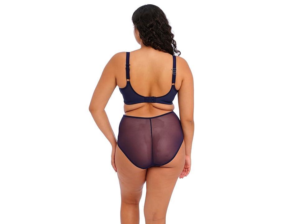 Elomi Plus Size Matilda Embroidered Sheer Plunging Convertible U-Back to Racerback Contour Wire Full Product Image