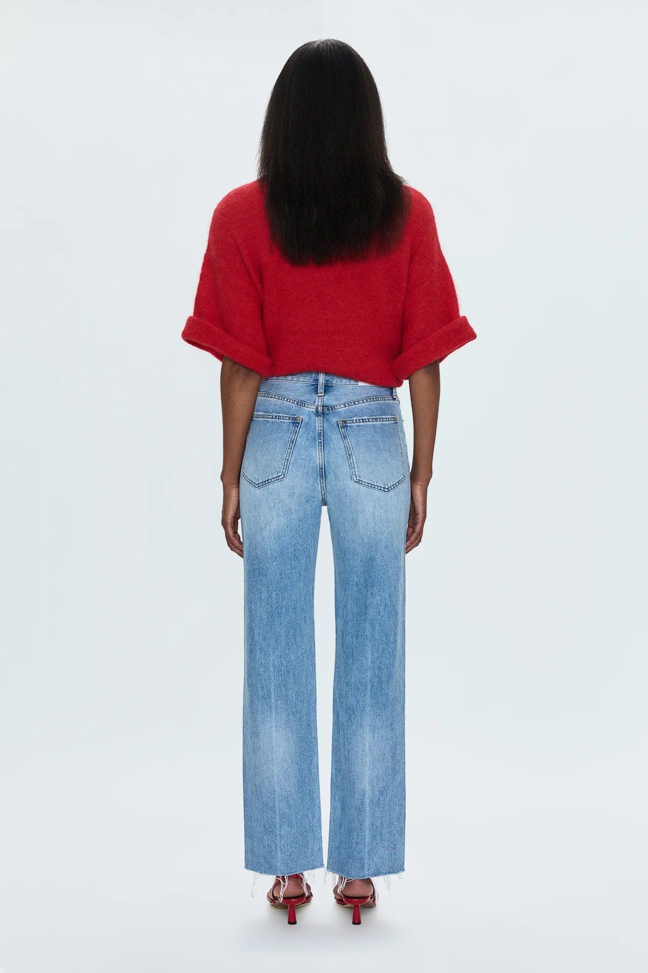 Cassie Super High Rise Straight- Savvy Vintage Product Image