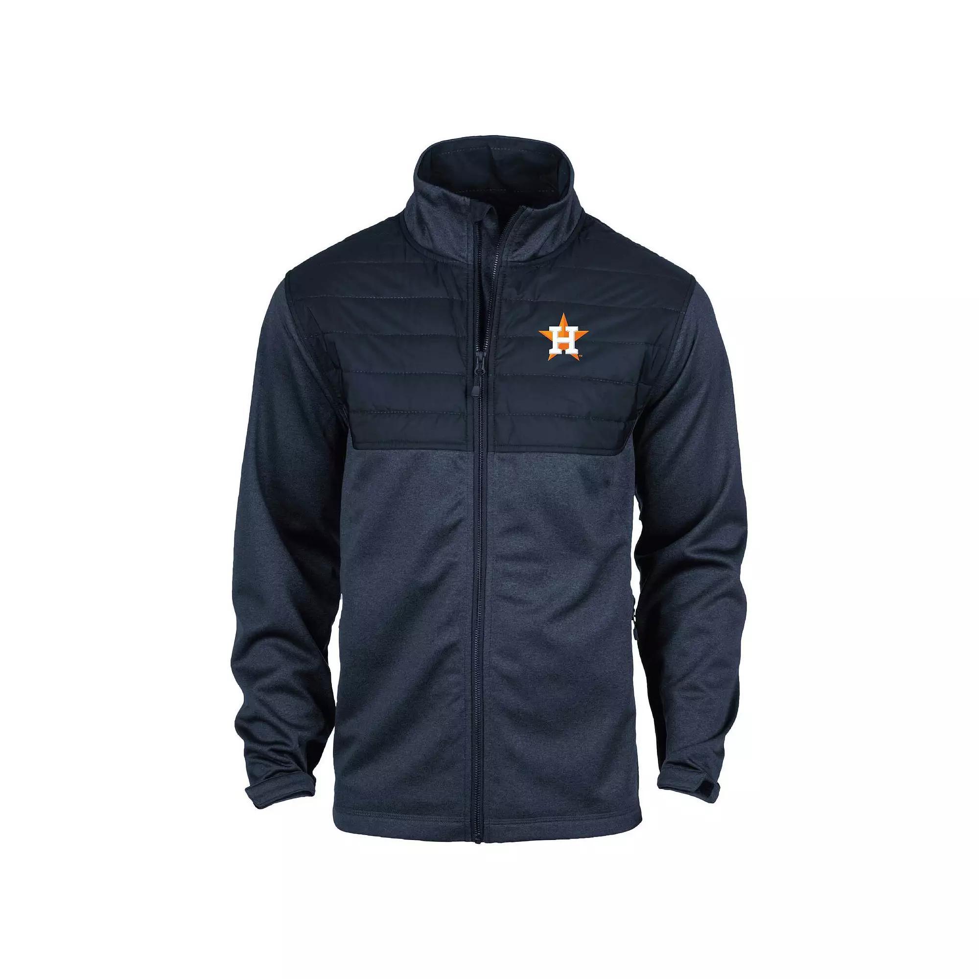 Men's Dunbrooke  Heather Navy Houston Astros Explorer Full-Zip Jacket, Size: 2XL, Blue Product Image