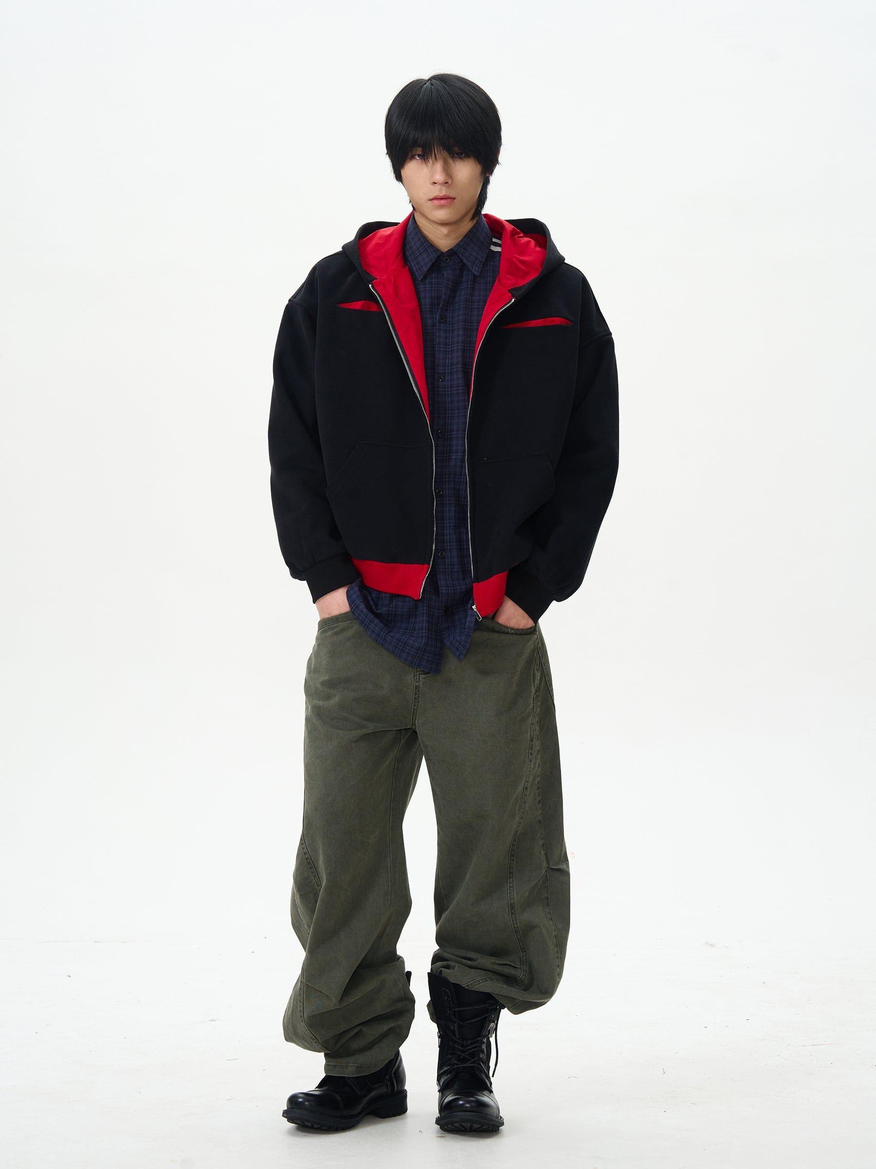 RT No. 12473 WORKWEAR WIDE STRAIGHT PANTS Product Image