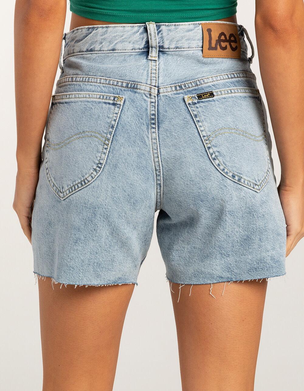 LEE Loose Cut off Rider Womens Denim Shorts - DENIM Product Image