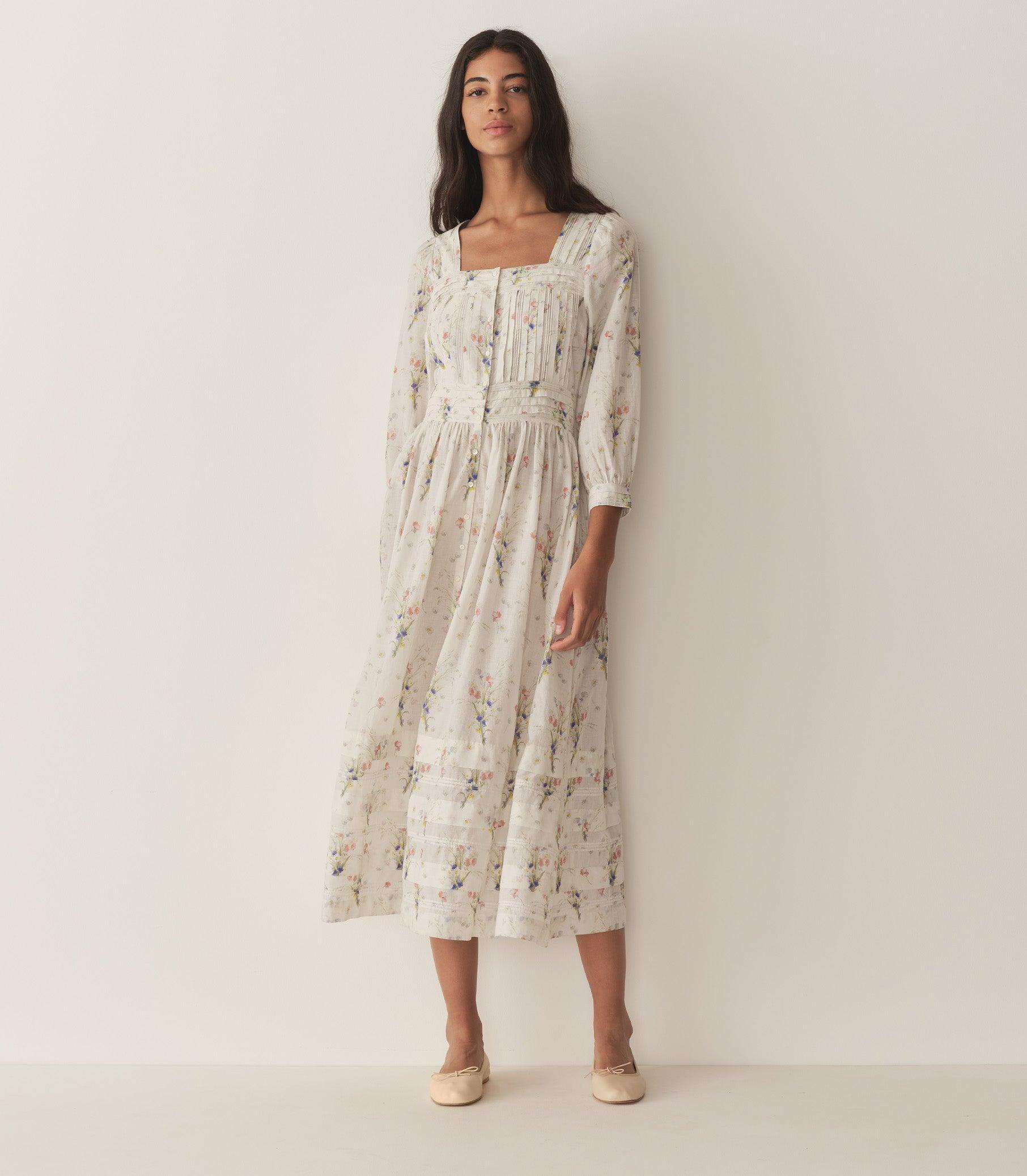MINTA DRESS -- PAINTED BOUQUET Product Image