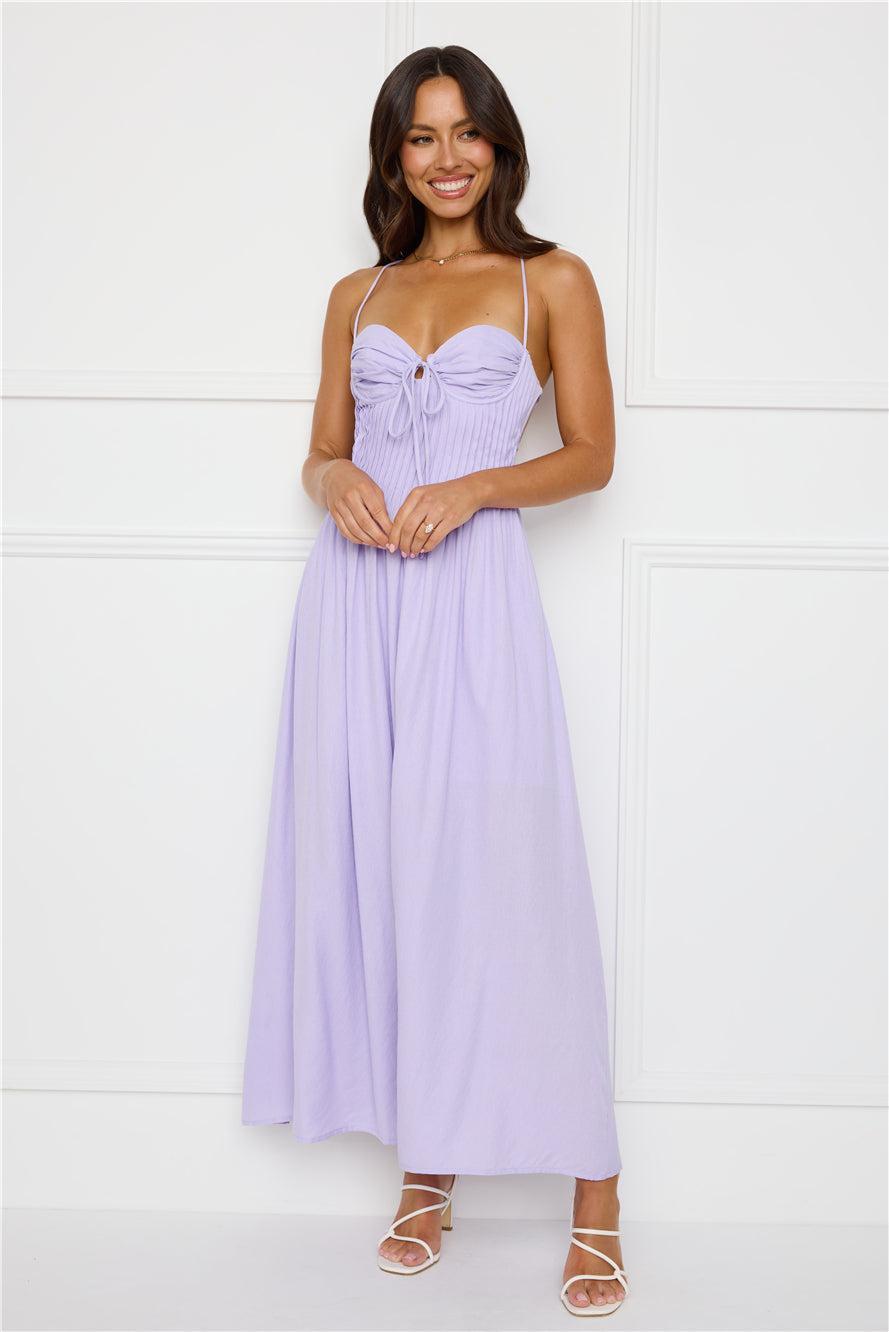 Discover Yourself Maxi Dress Lilac Product Image