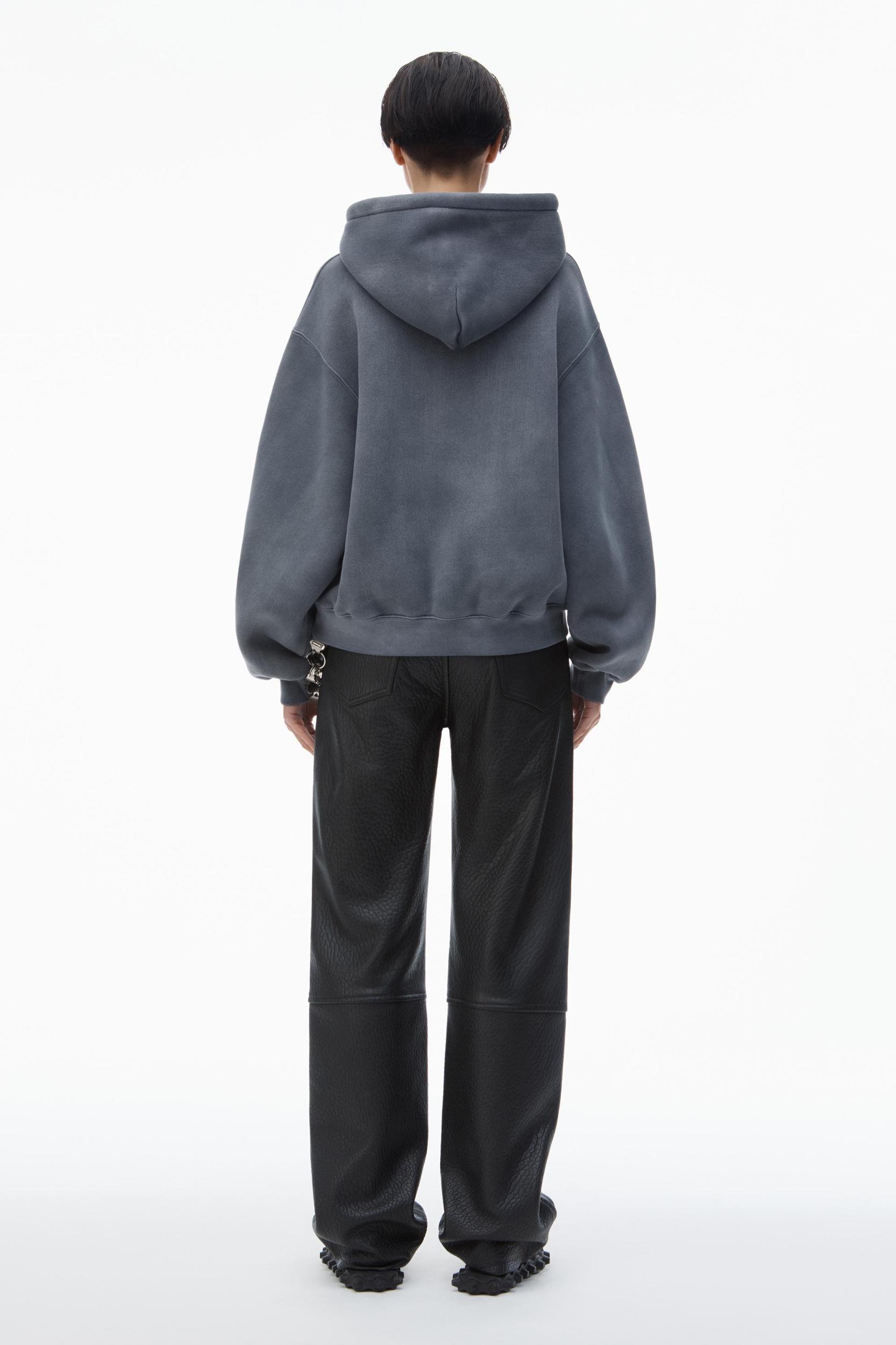 Puff Logo Hoodie In Structured Terry Product Image