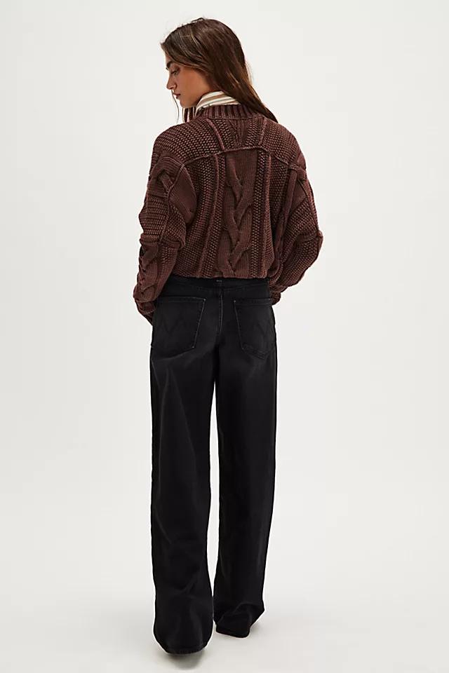 MOTHER The Spitfire Ankle Fray Jeans Product Image