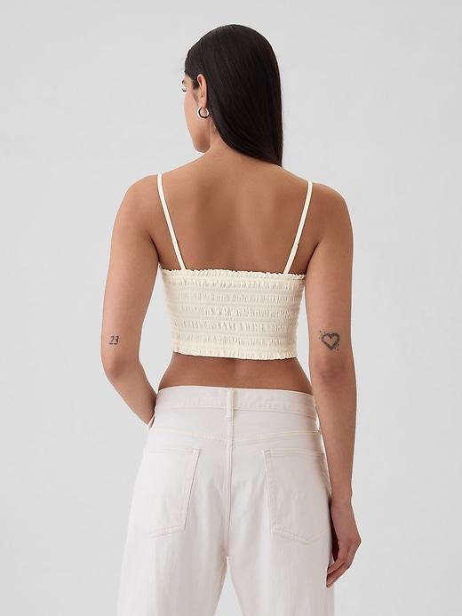 Cropped Smocked Cami Product Image
