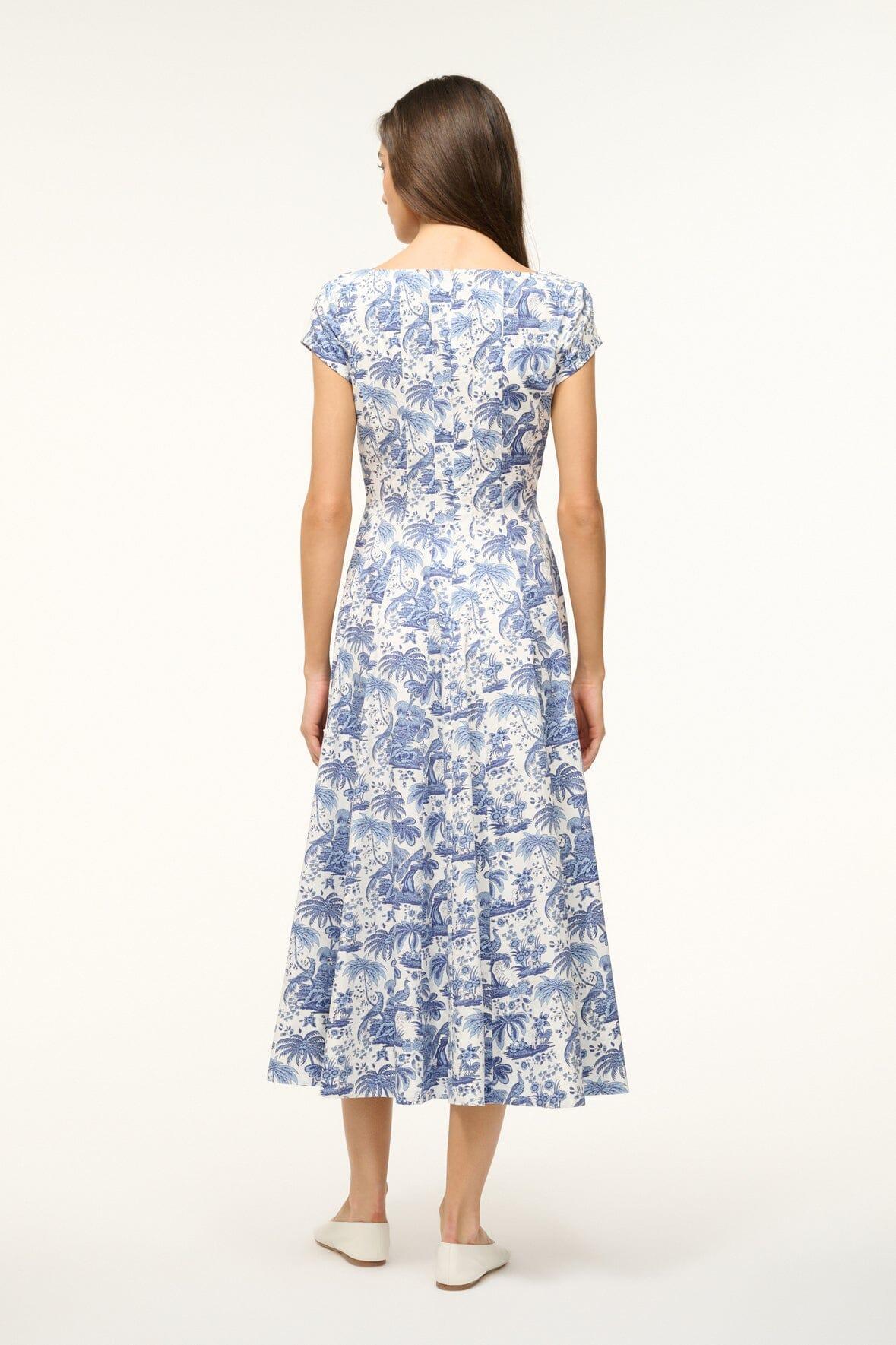 SHORT SLEEVE WELLS DRESS | BLUE TOILE Product Image
