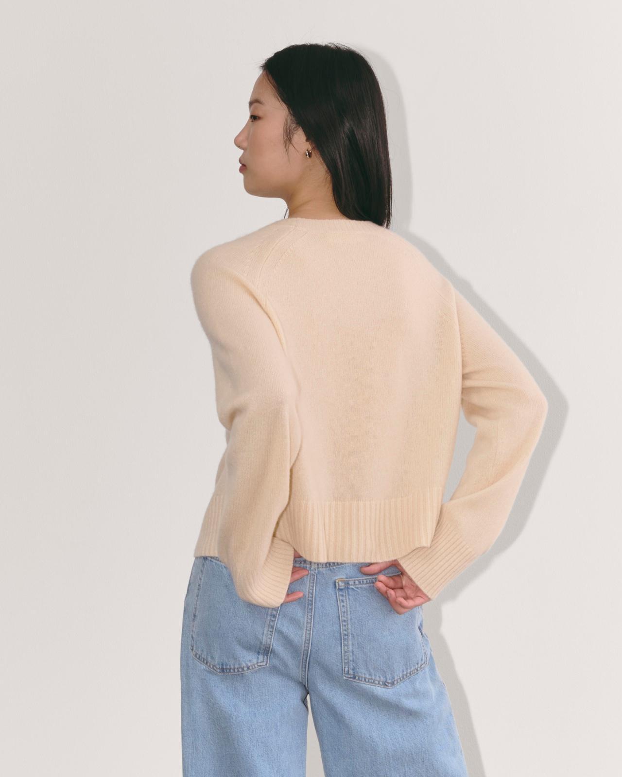 The Boxy Crew in Cashmere Product Image