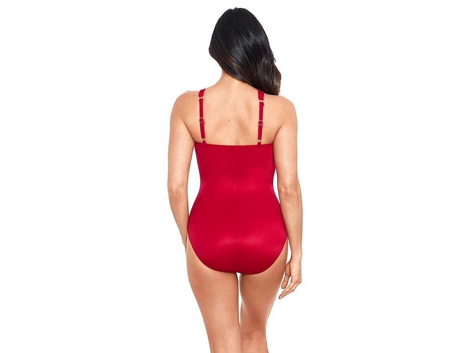 Miraclesuit Rock Solid Europa Asymmetric Underwire One Piece Swimsuit Product Image