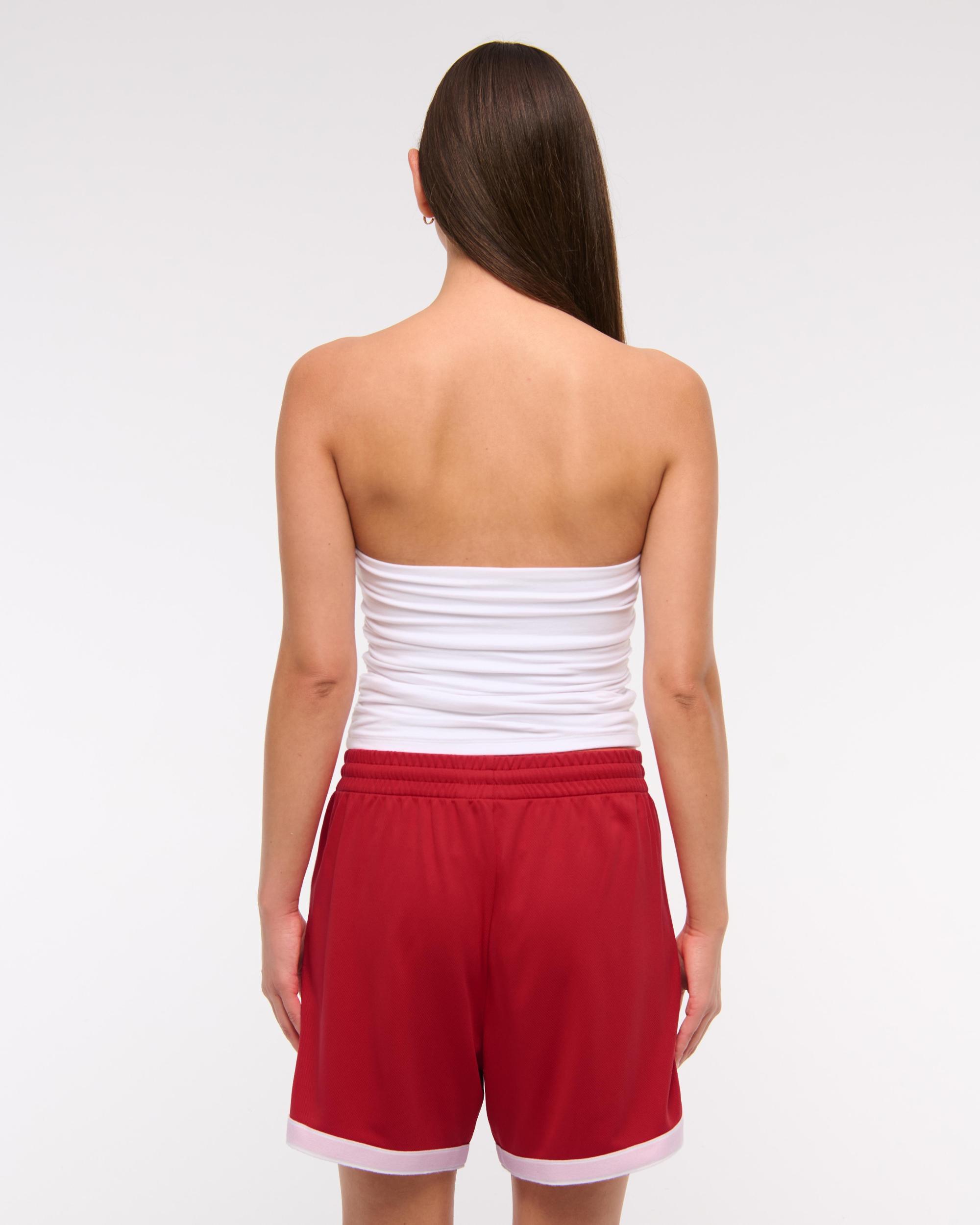 Mid Rise Track Short Product Image