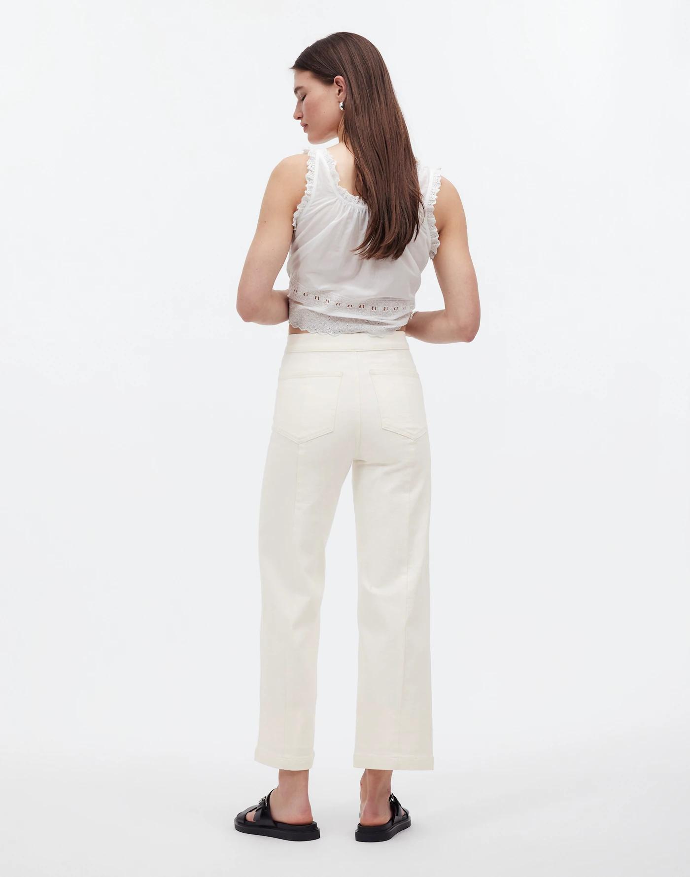 The Emmett Wide-Leg Crop Jean: Welt Pocket Edition Product Image
