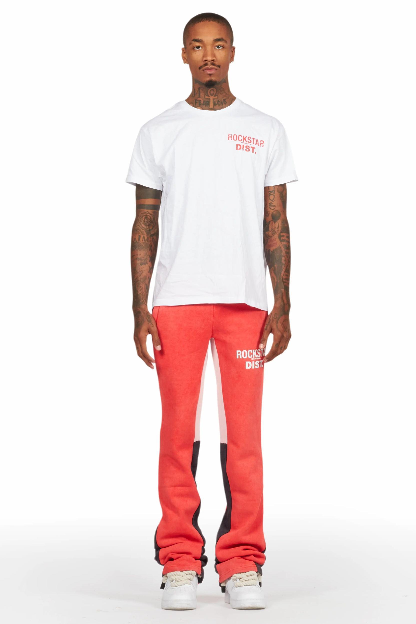Alpine Vintage Red Baggy Pant Male Product Image