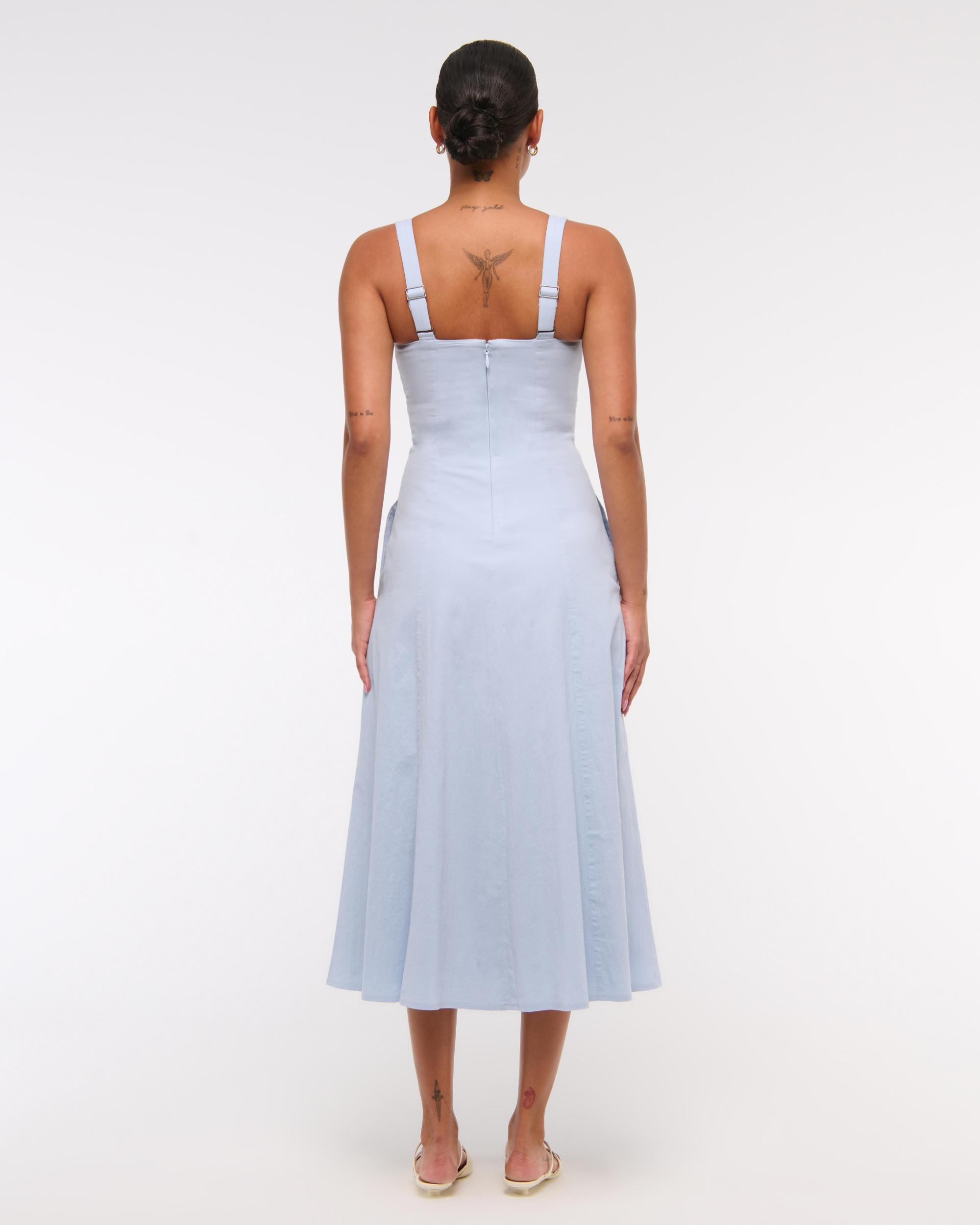 The A&F Mila Midi Dress Product Image
