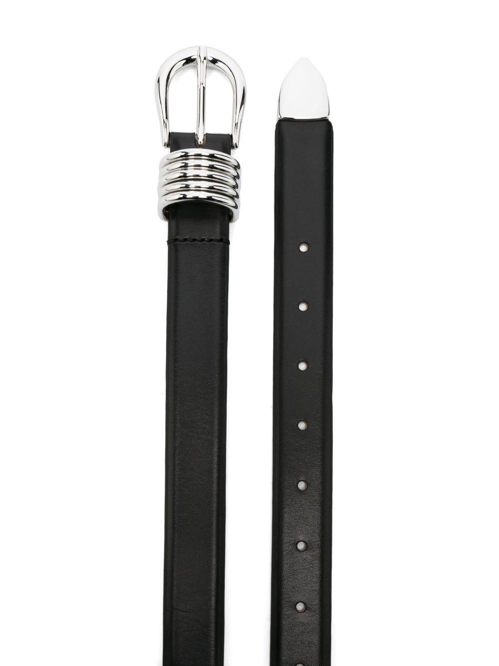 Hollyhock leather belt Product Image