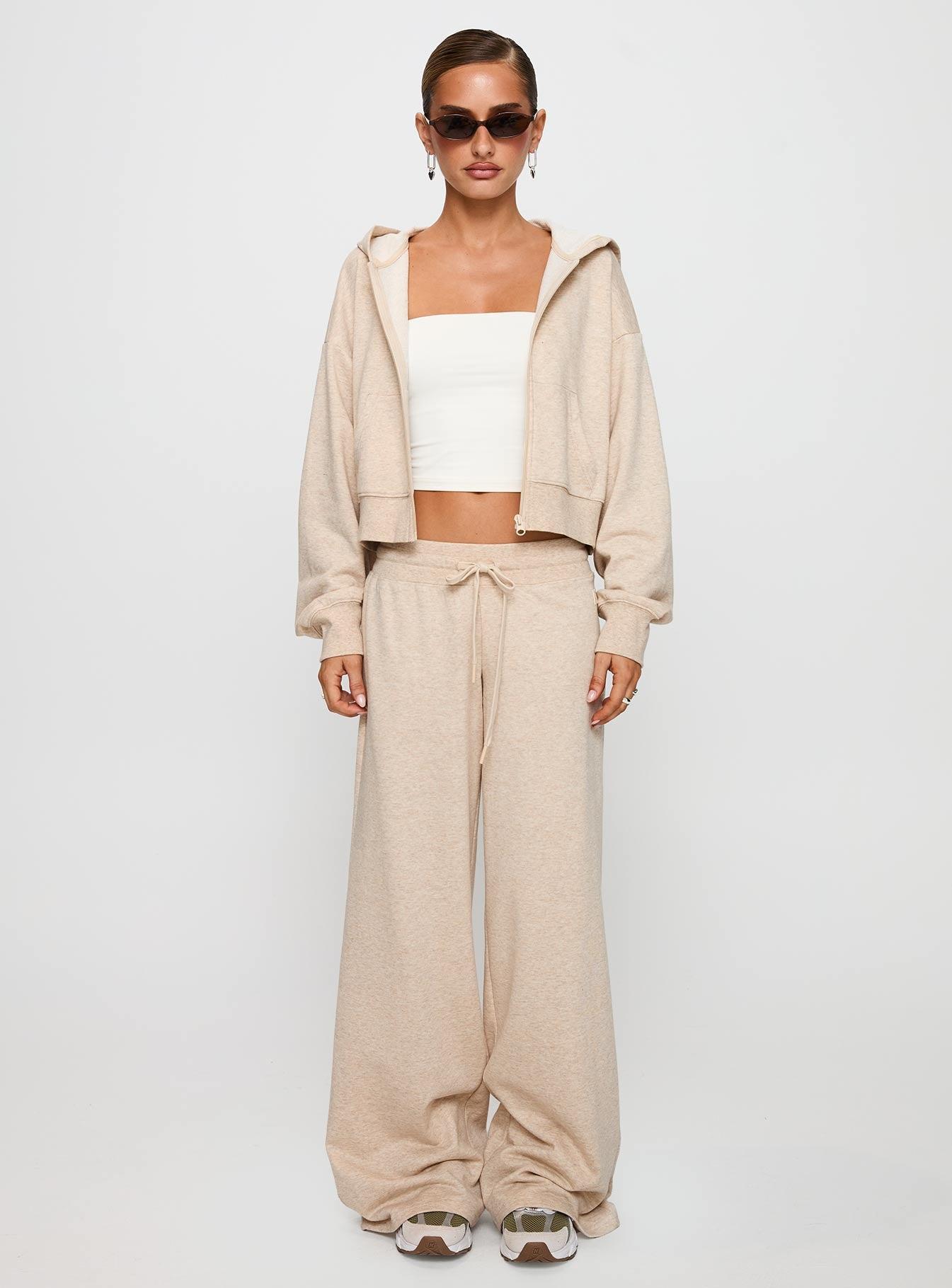 Mindful Low Rise Pant Oat Marle Product Image