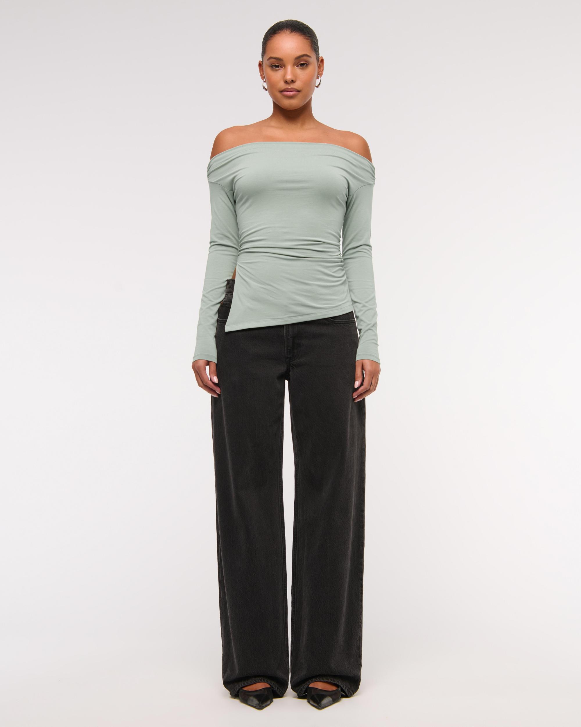 Off-The-Shoulder Draped Top Product Image