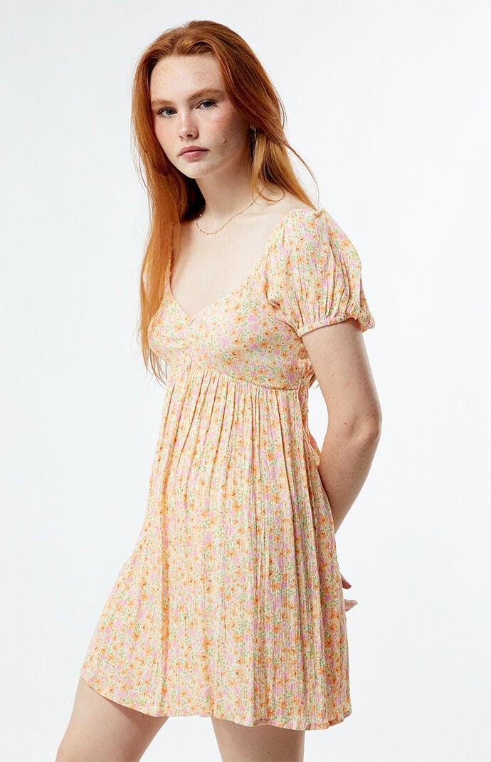 Billabong Women's Heart Song Puff Sleeve Mini Dress Product Image