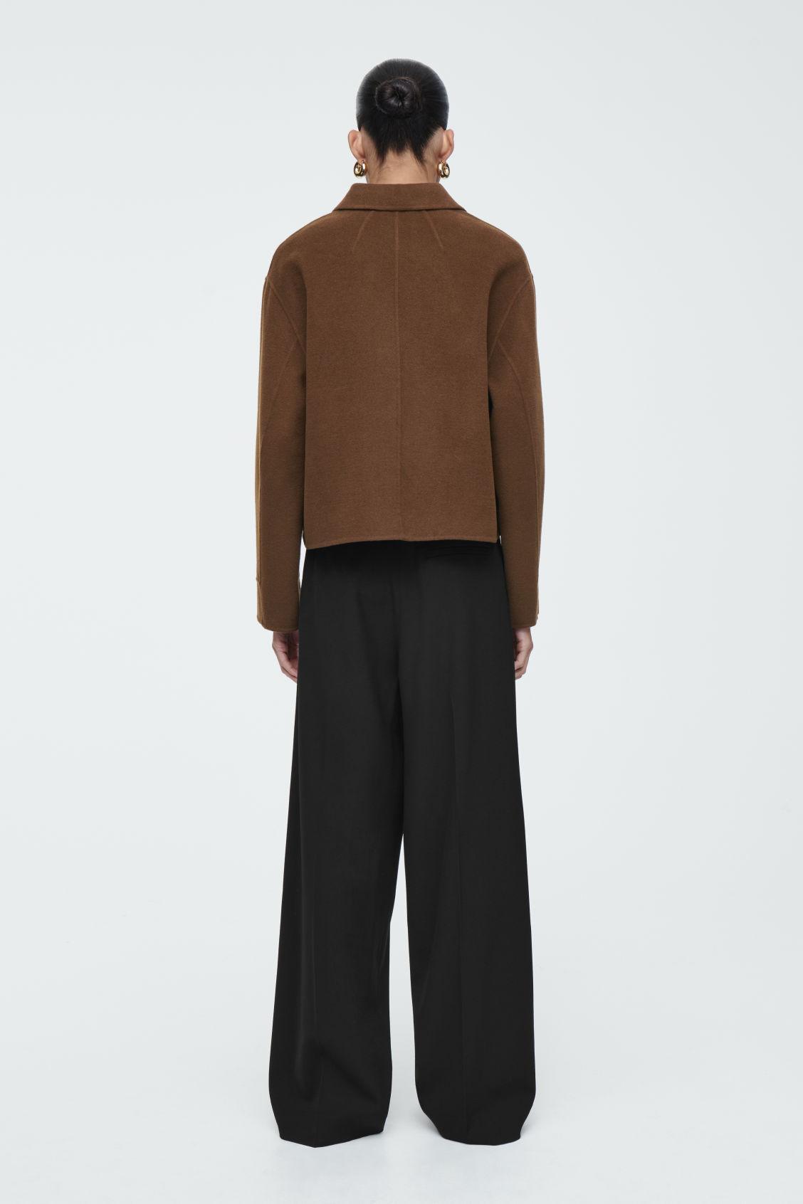 BOXY DOUBLE-FACED WOOL JACKET Product Image