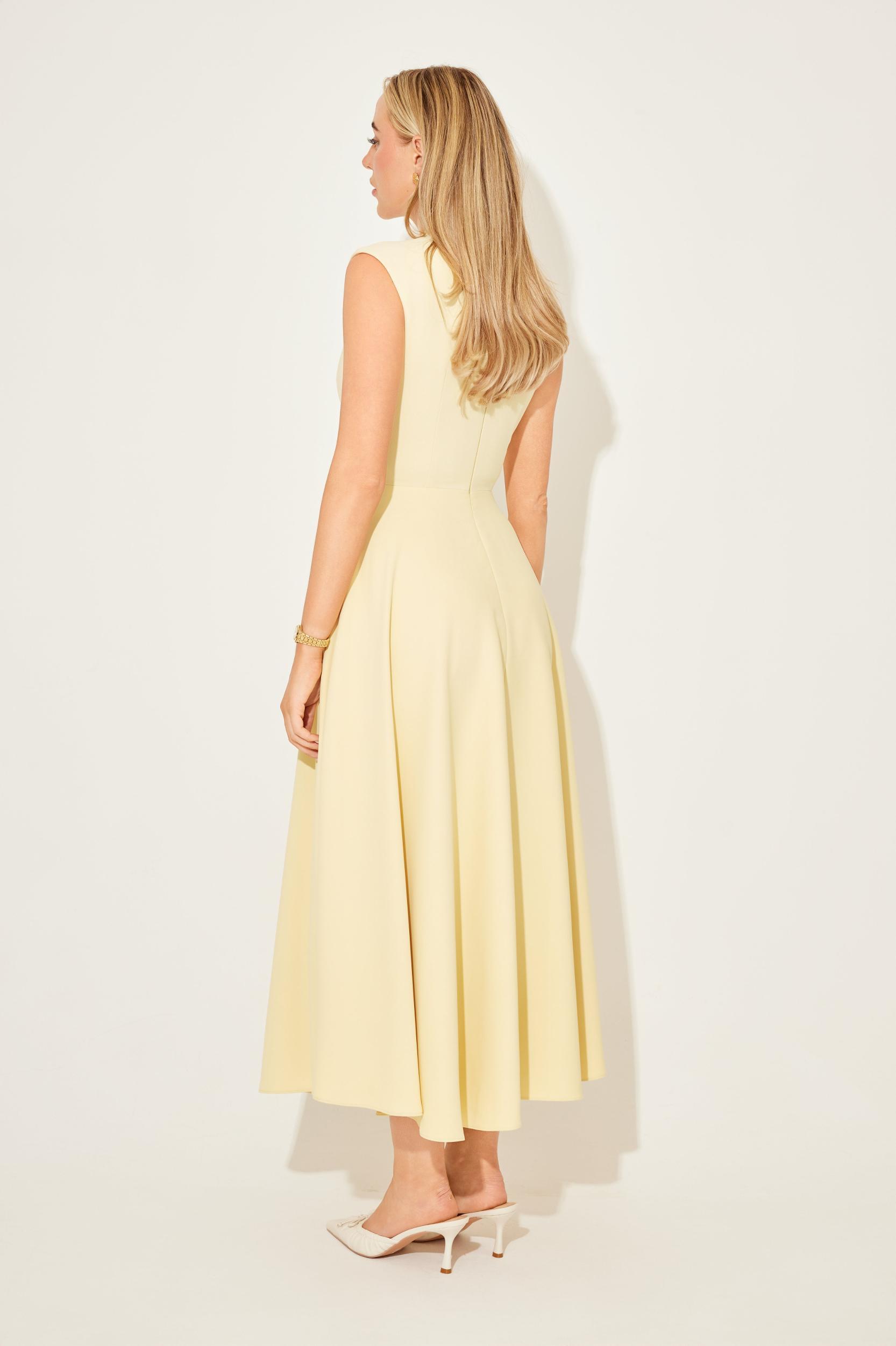 The Ultimate Muse Sleeveless High Waist Midi Dress Product Image