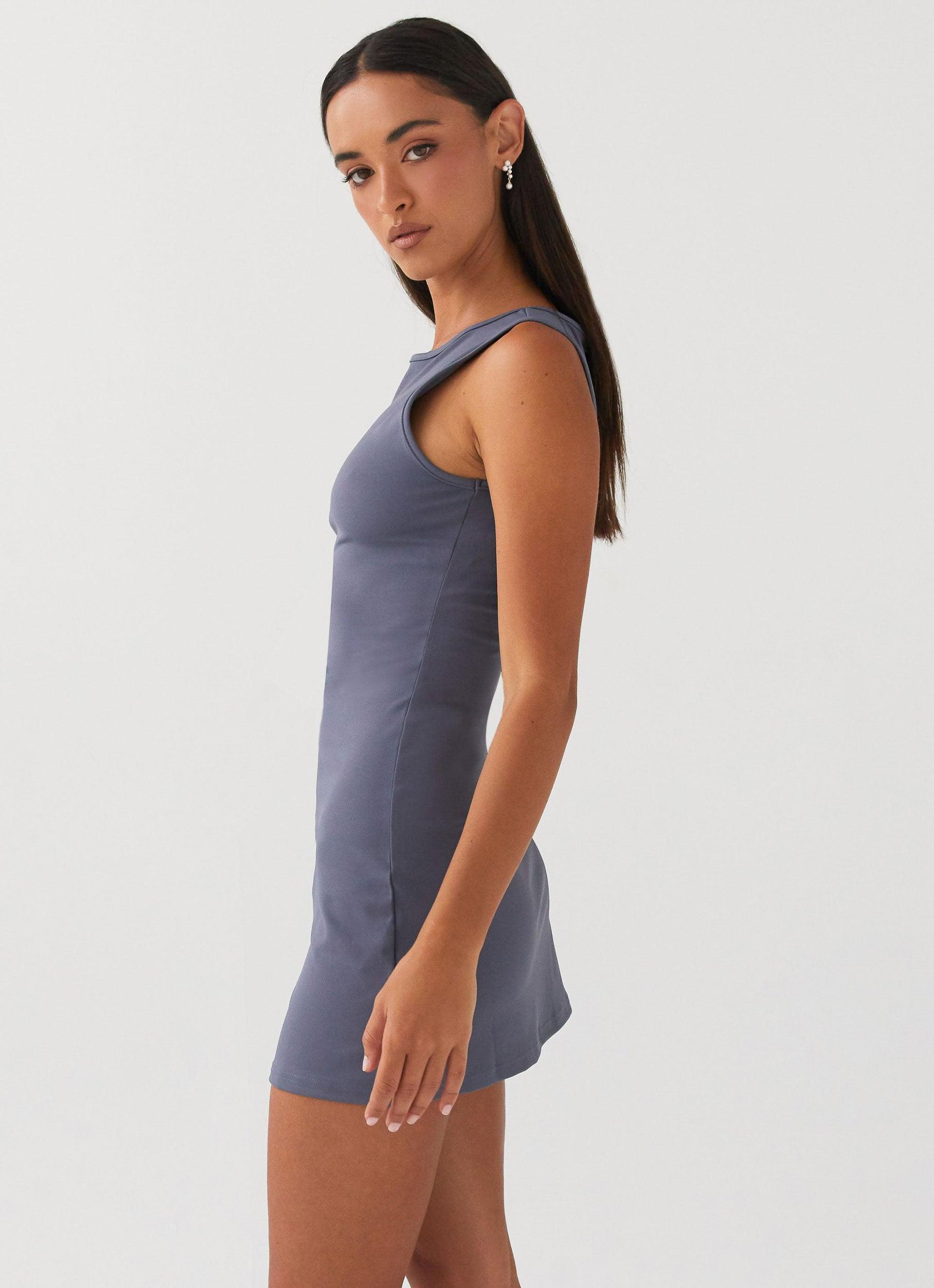 Cosmic Chic Mini Dress - Ash Product Image