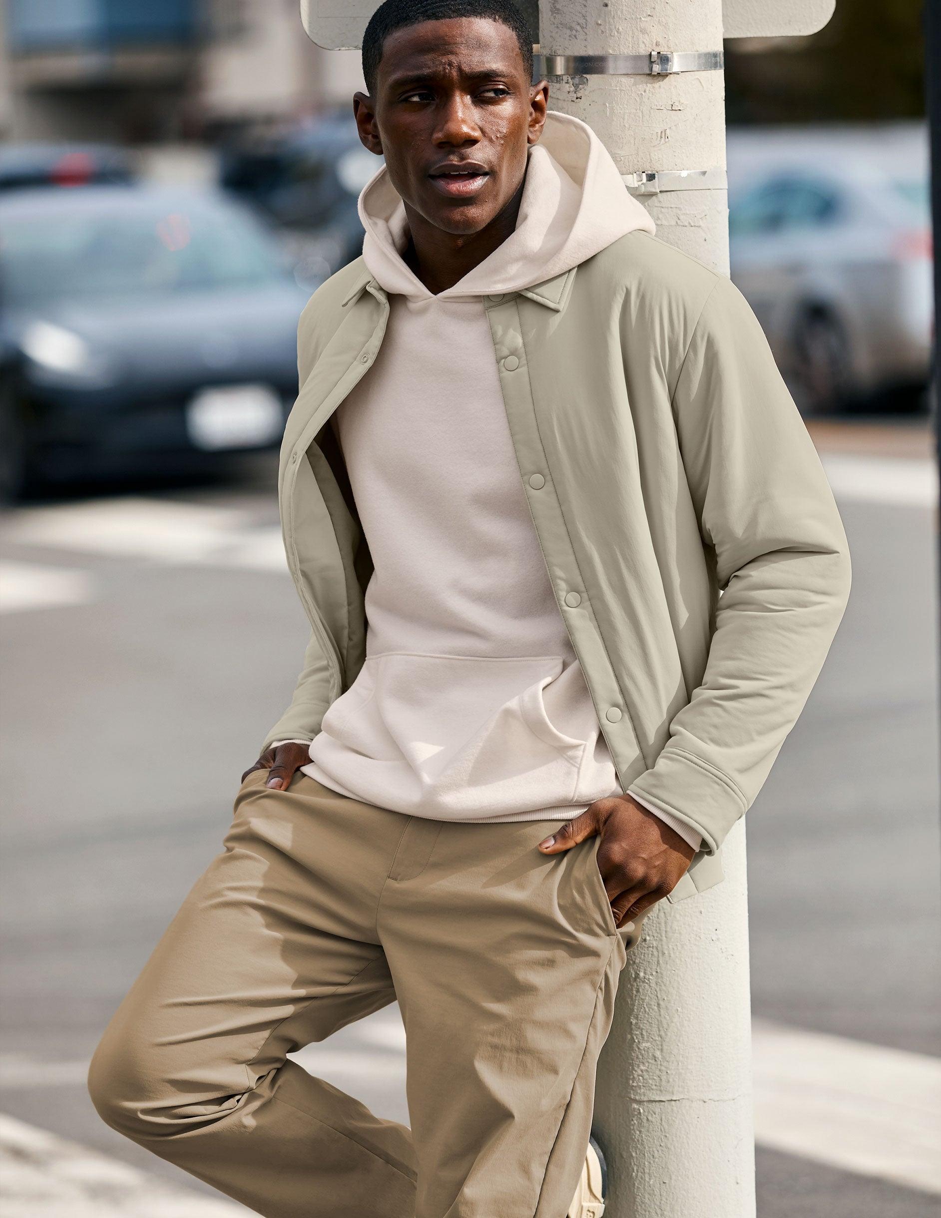 Classic Fleece Men's Hoodie Male Product Image