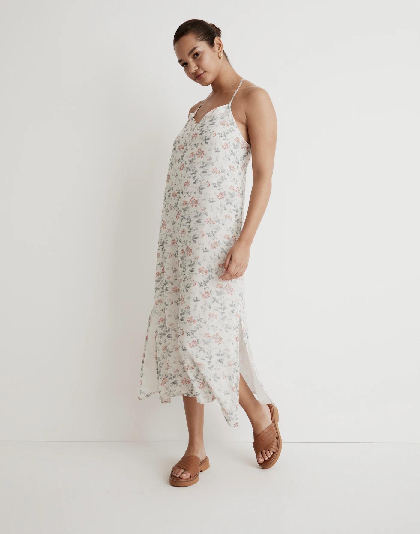 Madewell x Reistor Floral Slip Maxi Dress Product Image