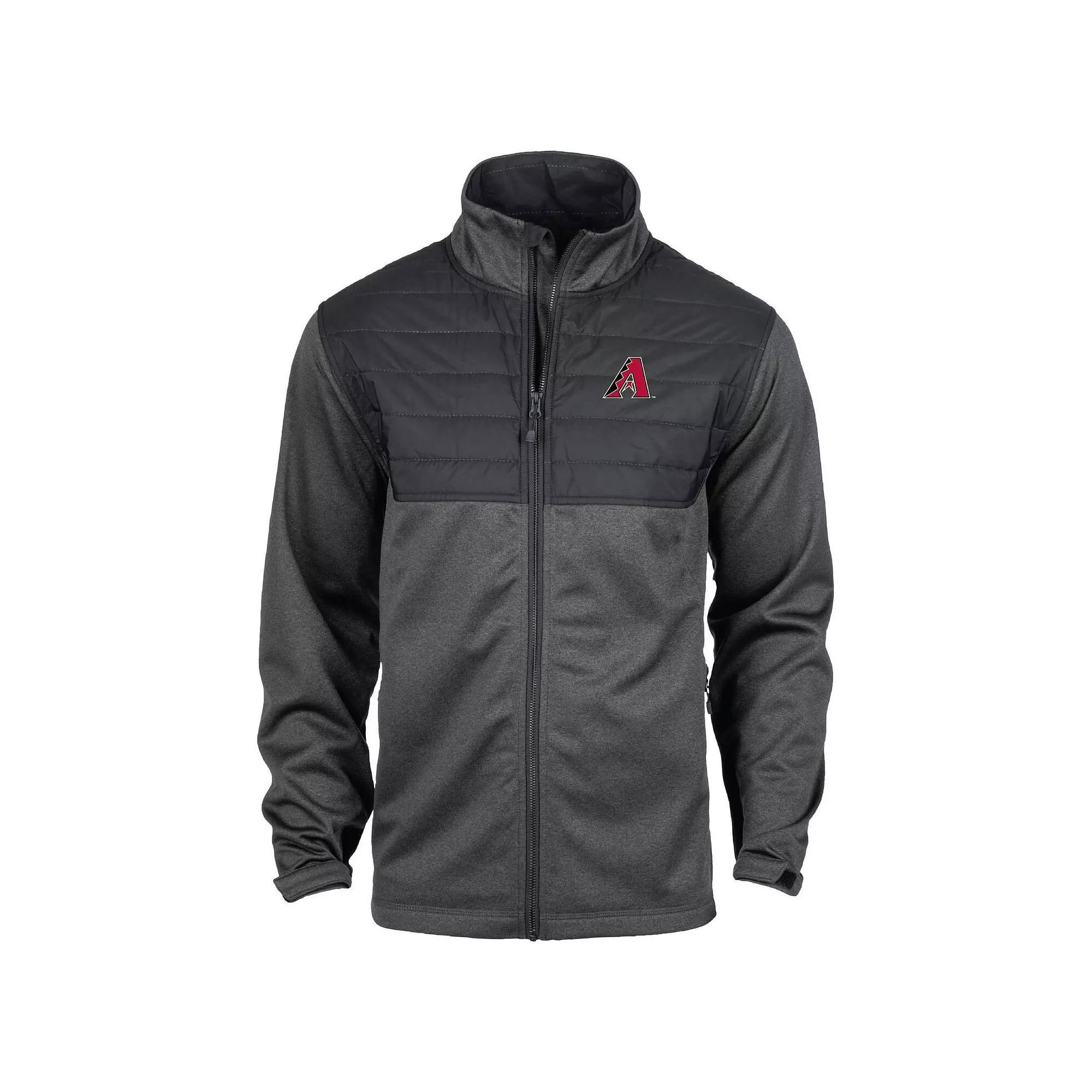 Men's Dunbrooke  Heather Black Arizona Diamondbacks Explorer Full-Zip Jacket, Size: XL, Charco Product Image