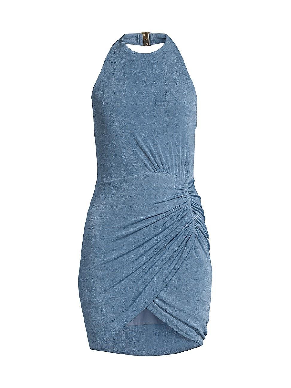 Womens Yara Ruched Mini Dress Product Image