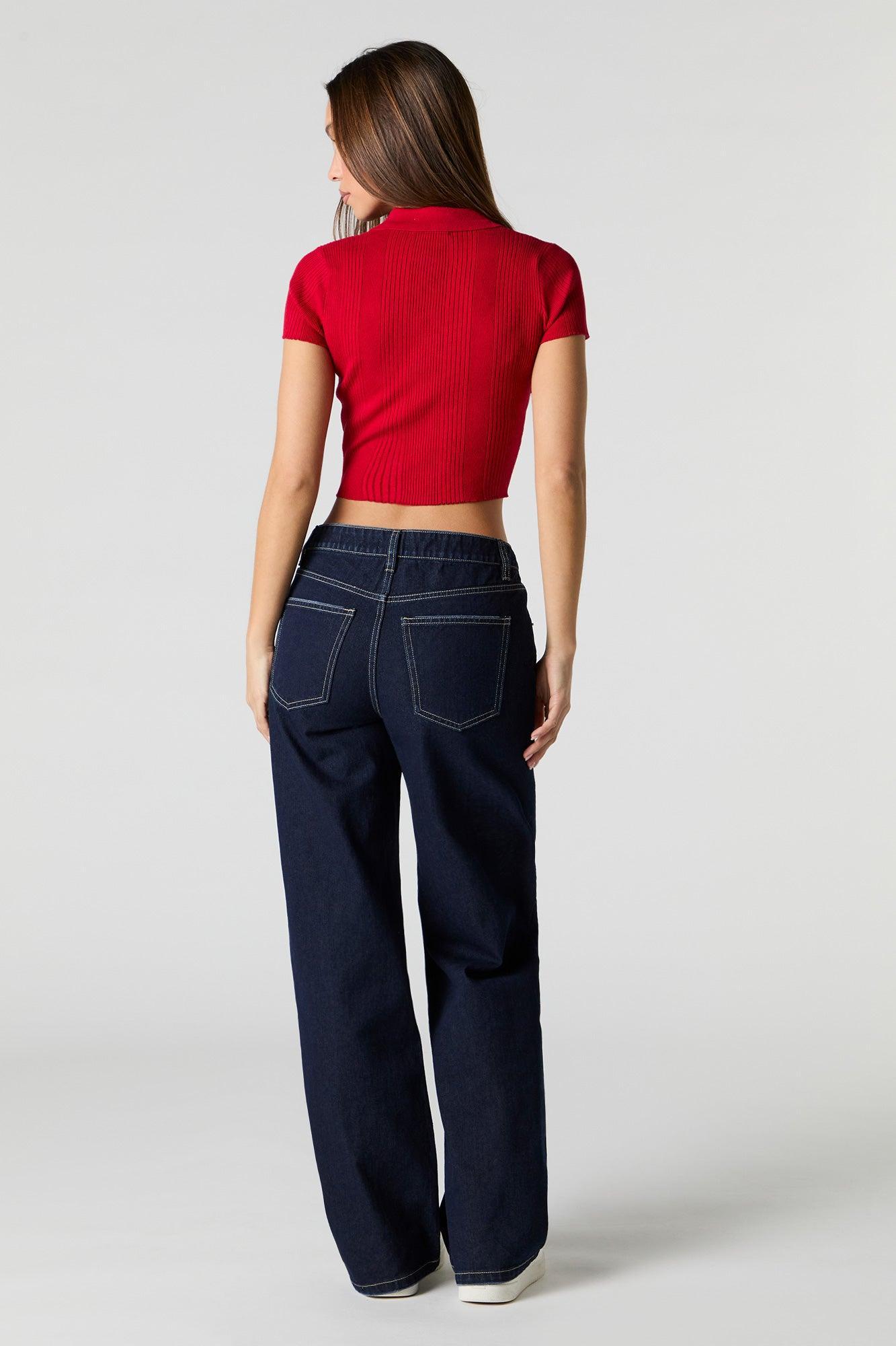 Rinsed Low Rise Skater Jean Female Product Image
