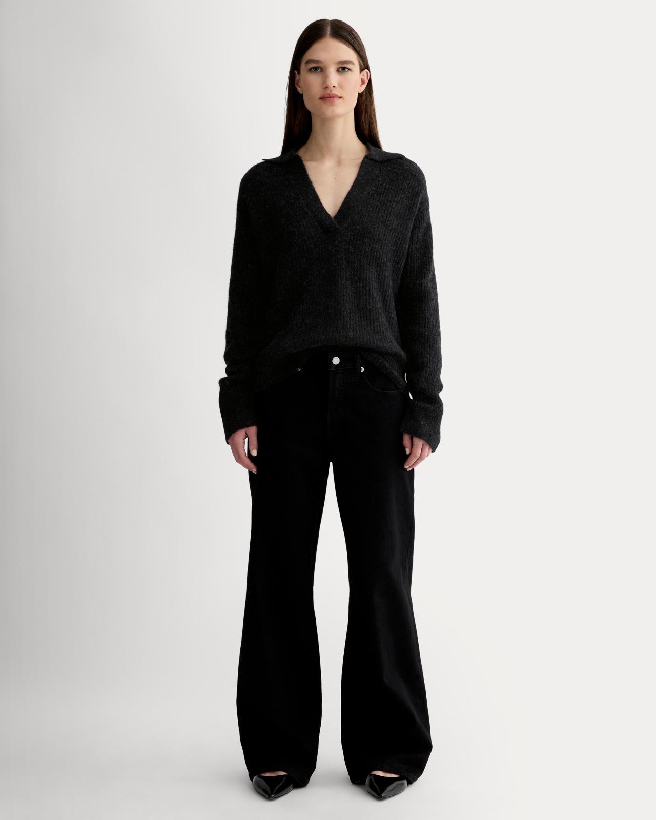 The Oversized Polo in Alpaca Product Image