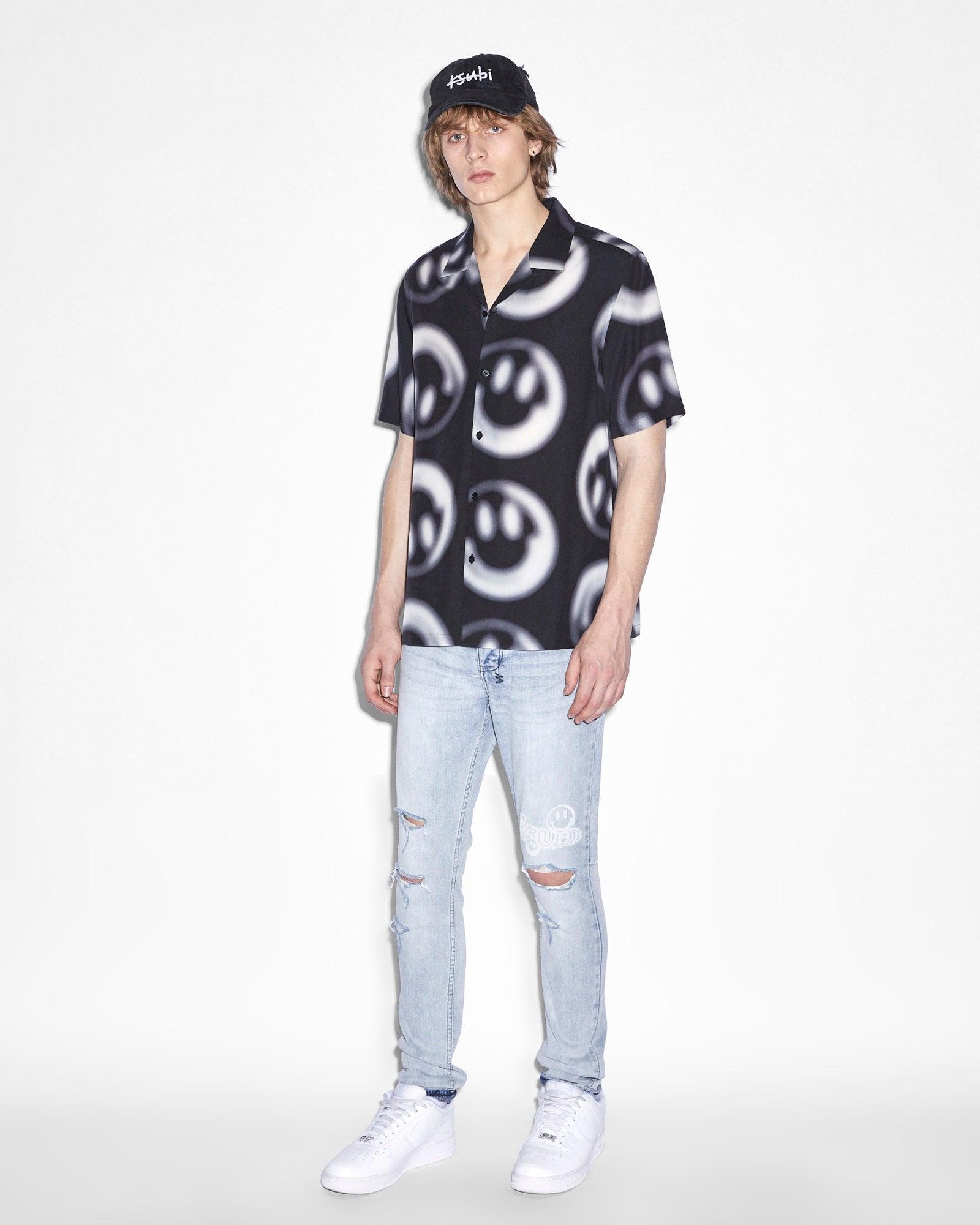 HAPPY RESORT SS SHIRT BLACK Male Product Image