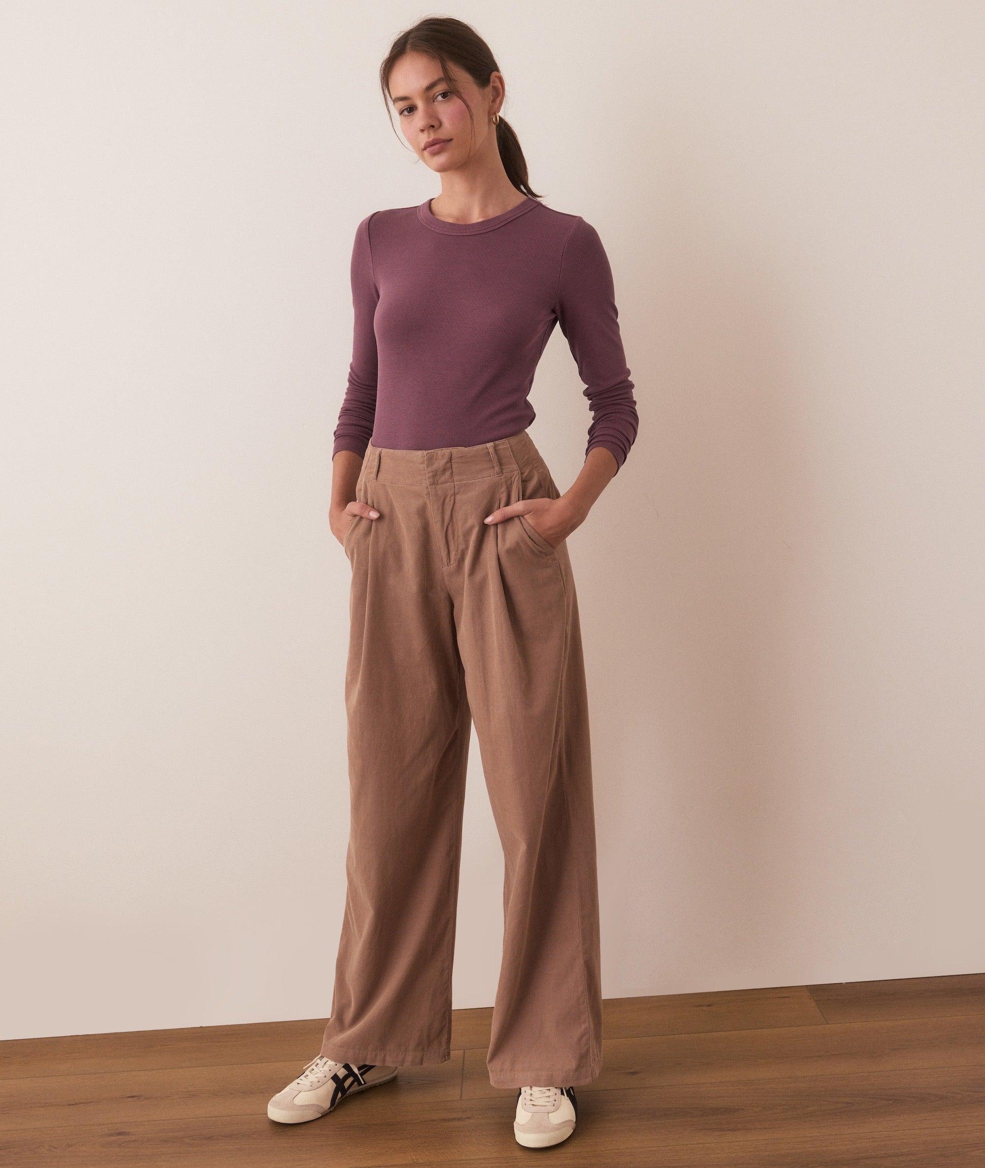 Lexi Rib Sun-In Longsleeve Crew Tee Product Image