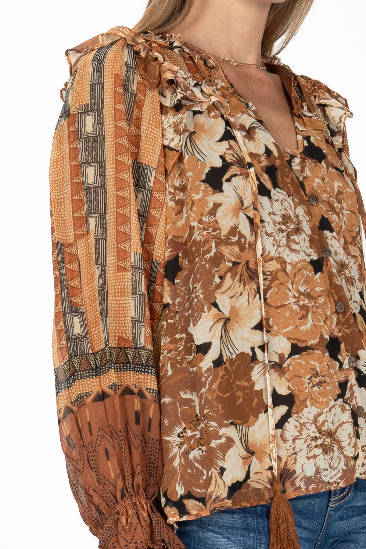Fall Leaves Blouse Product Image