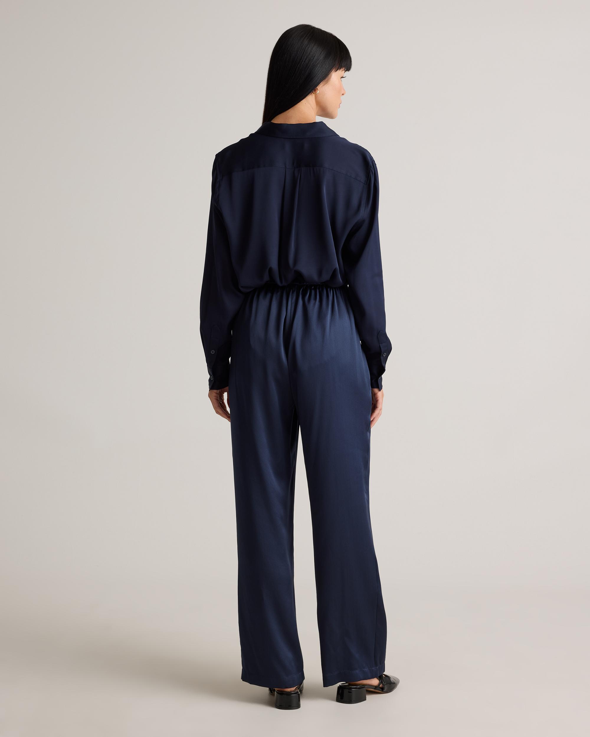 Quince | Women's Drawstring Wide Leg Pants Silk Product Image
