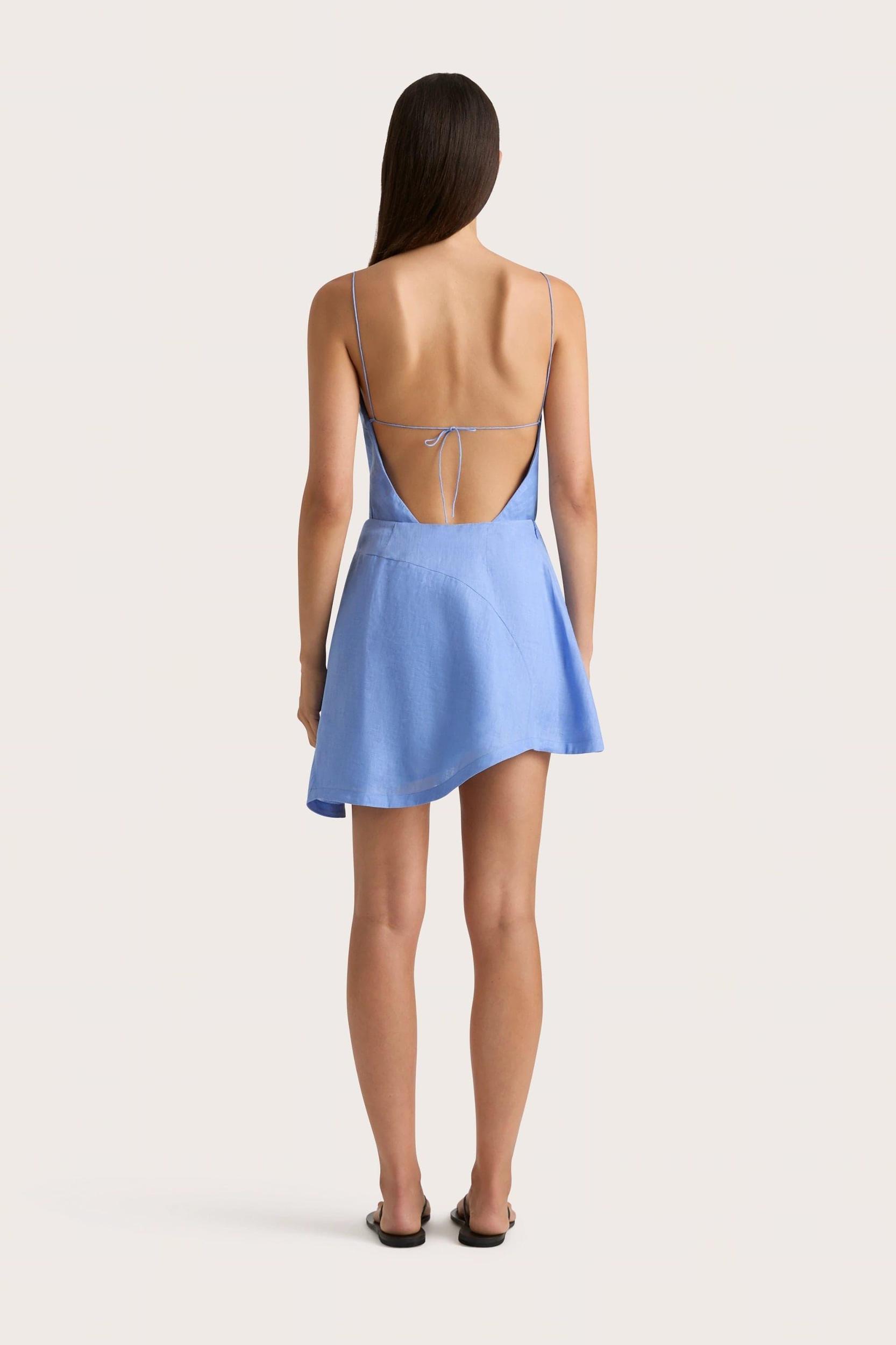 Antibes Mini Skirt Mid Blue - Final Sale Product Image