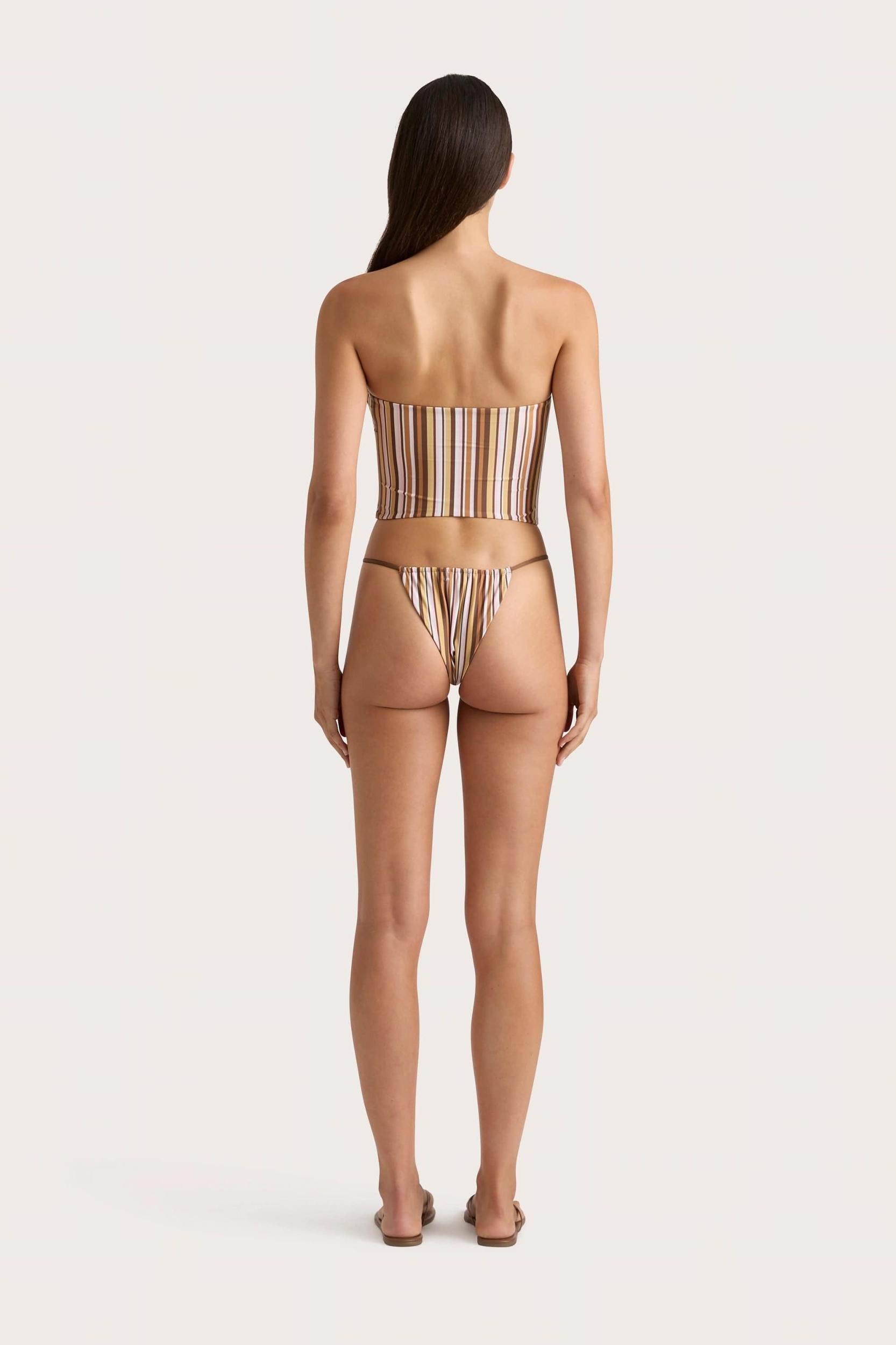 Jean Swim Top Terracotta Stripe - Final Sale Product Image