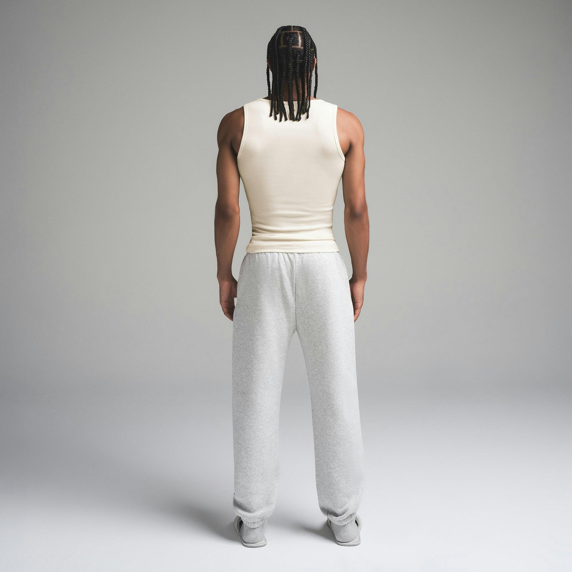 SKIMS COTTON MENS RIB TANK 3-PACK | ECRU MULTI Product Image