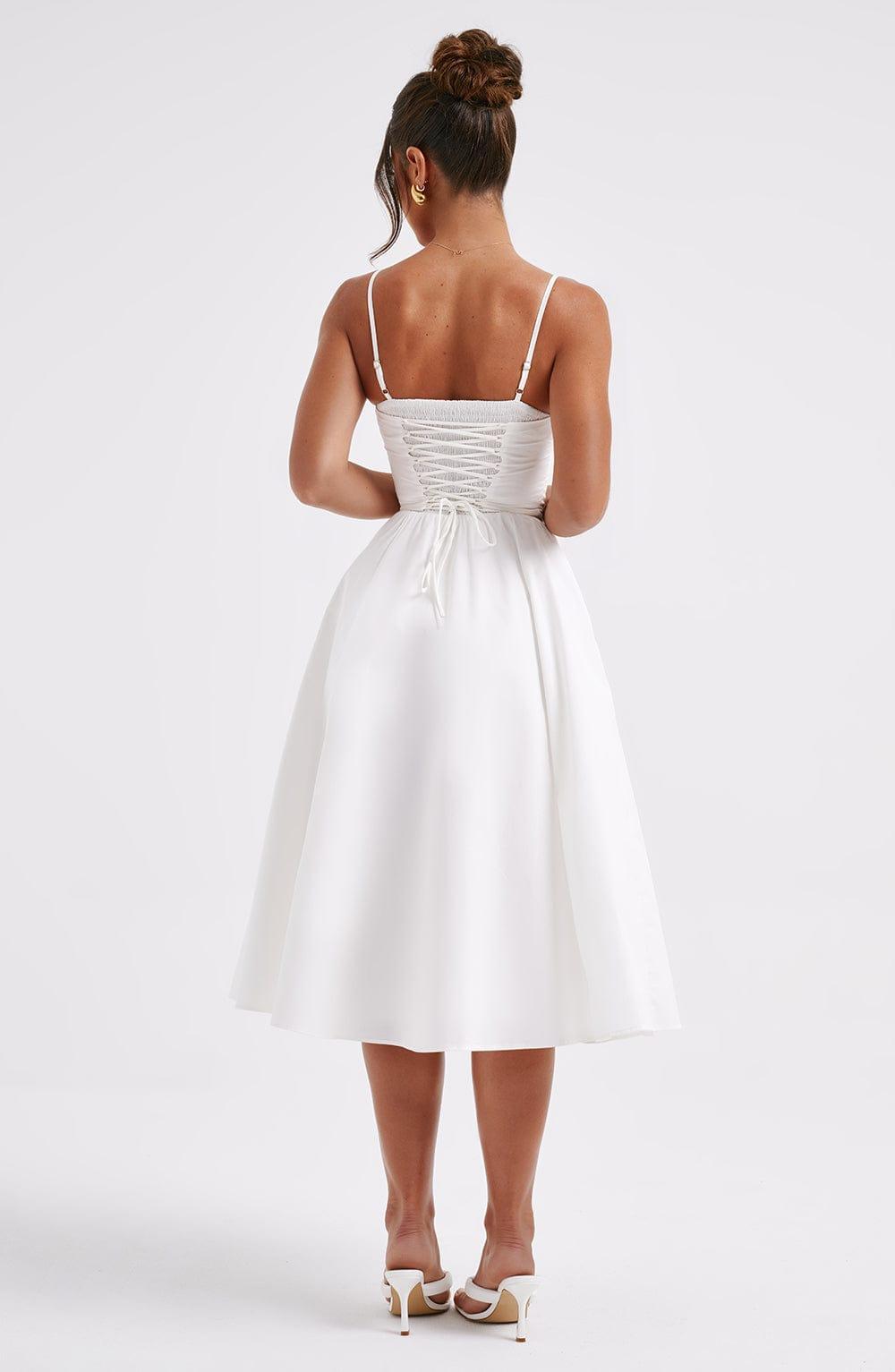 Mariella Midi Dress - Ivory Product Image