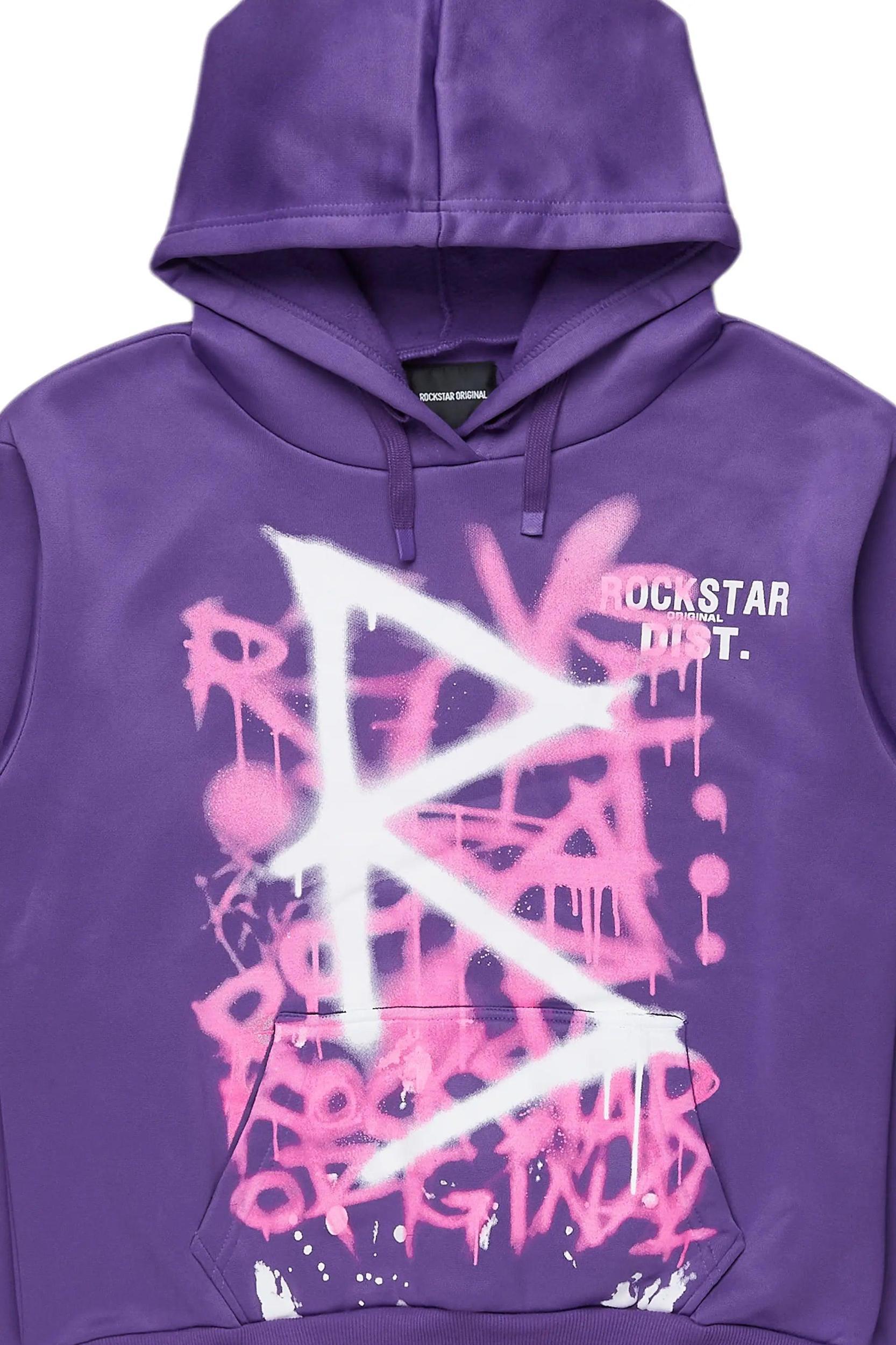 Nahomy Purple Oversized Hoodie Female Product Image