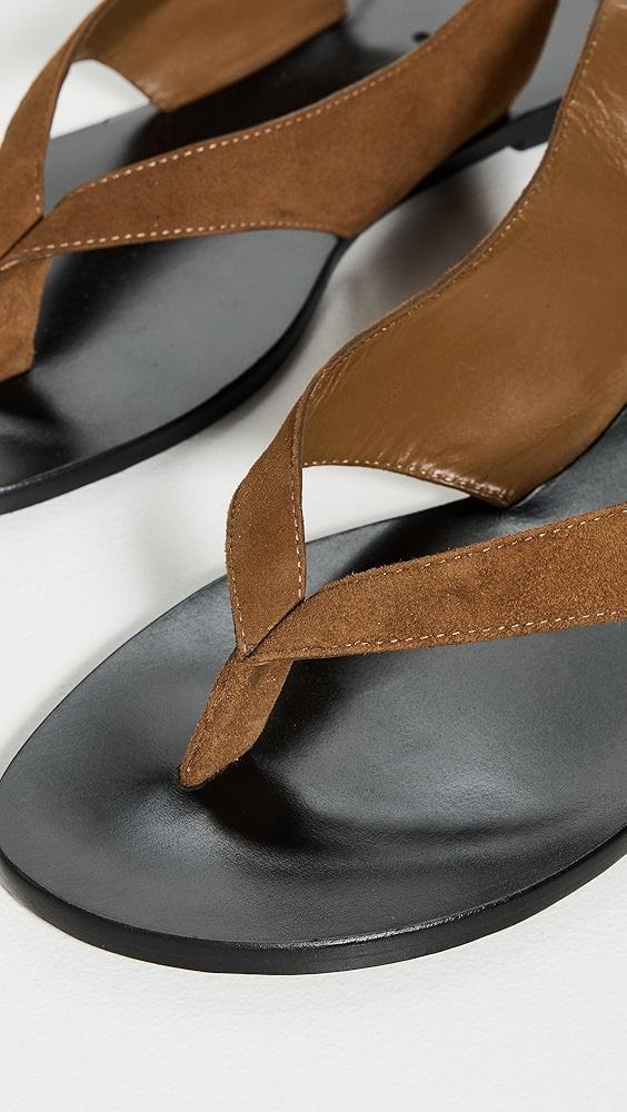 Black Suede Studio Tres Sandals | Shopbop Product Image