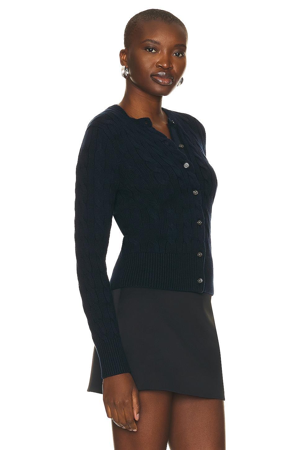Polo Ralph Lauren Long Sleeve Cardigan in Navy Product Image